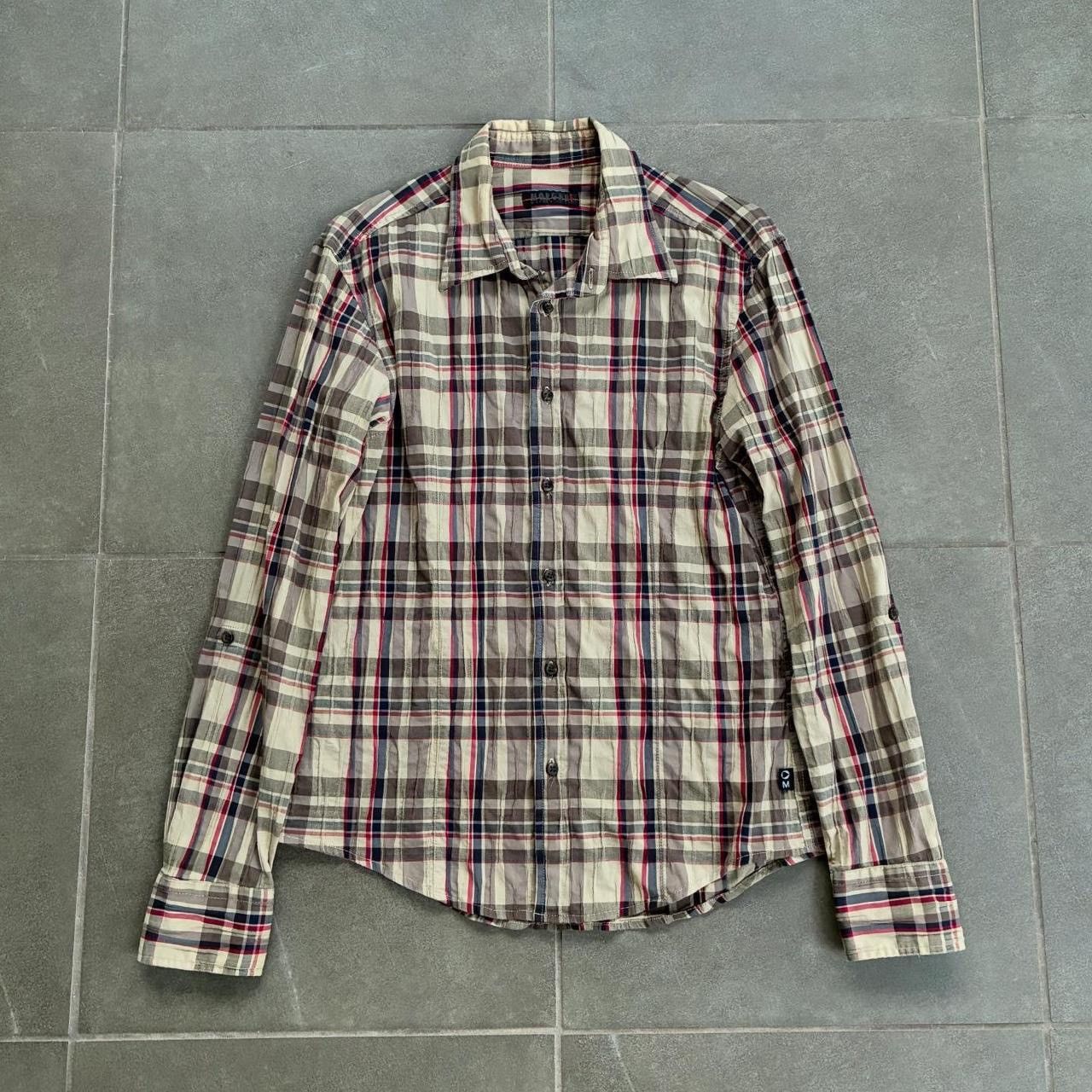 Morgan Homme 2000s-2010s? Morgan Homme textured button up shirt Size US S / EU 44-46 / 1 - 1 Thumbnail