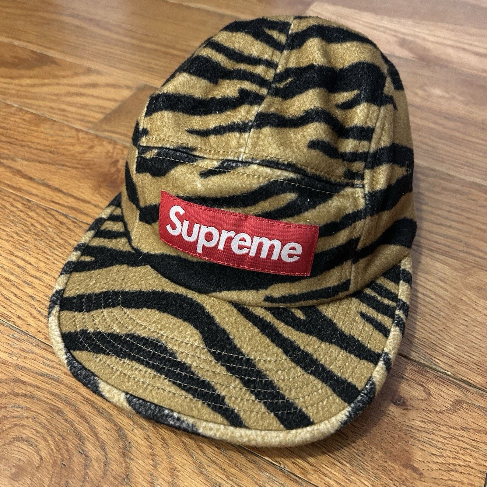 Supreme Supreme ss15 quilted paradise 5 panel camp cap box logo