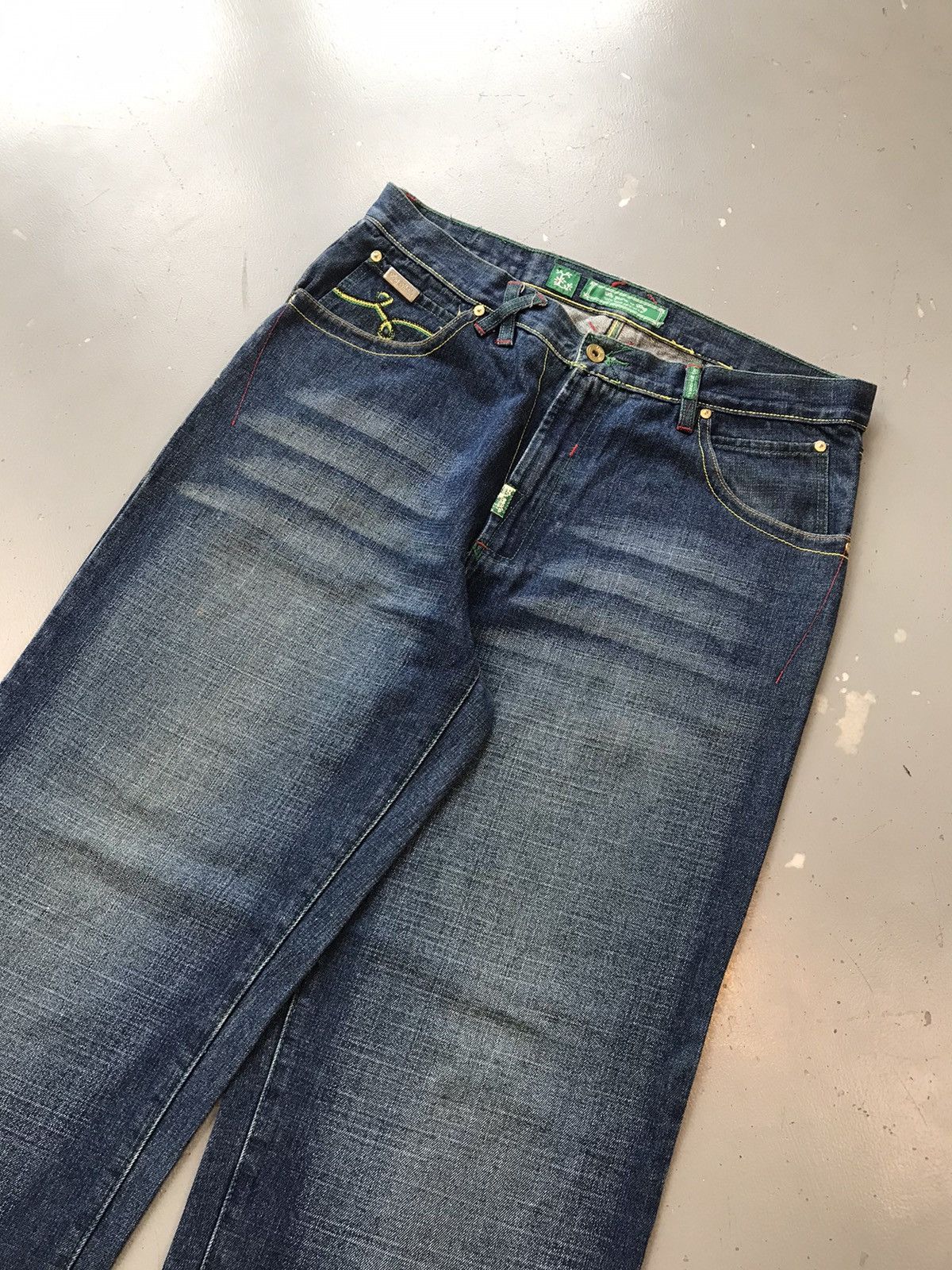 LRG × Vintage Vintage LRG crazy sunset embroidered denim Size US 38 / EU 54 - 4 Thumbnail