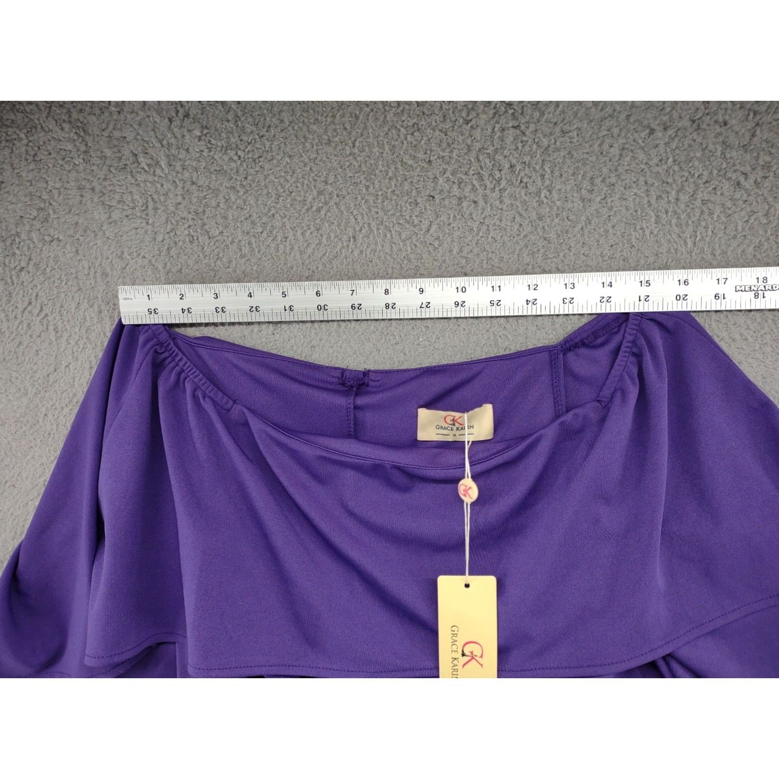 Vintage Grace Karin Women's Purple Pullover Midi Dress in Size Medium NEW with Tags Size M / US 6-8 / IT 42-44 - 7 Thumbnail