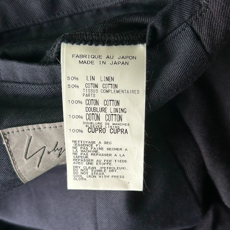 Yohji Yamamoto Yohji Yamamoto Yohji Yamamoto Black Suit Jacket for Men Size US M / EU 48-50 / 2 - 6 Thumbnail