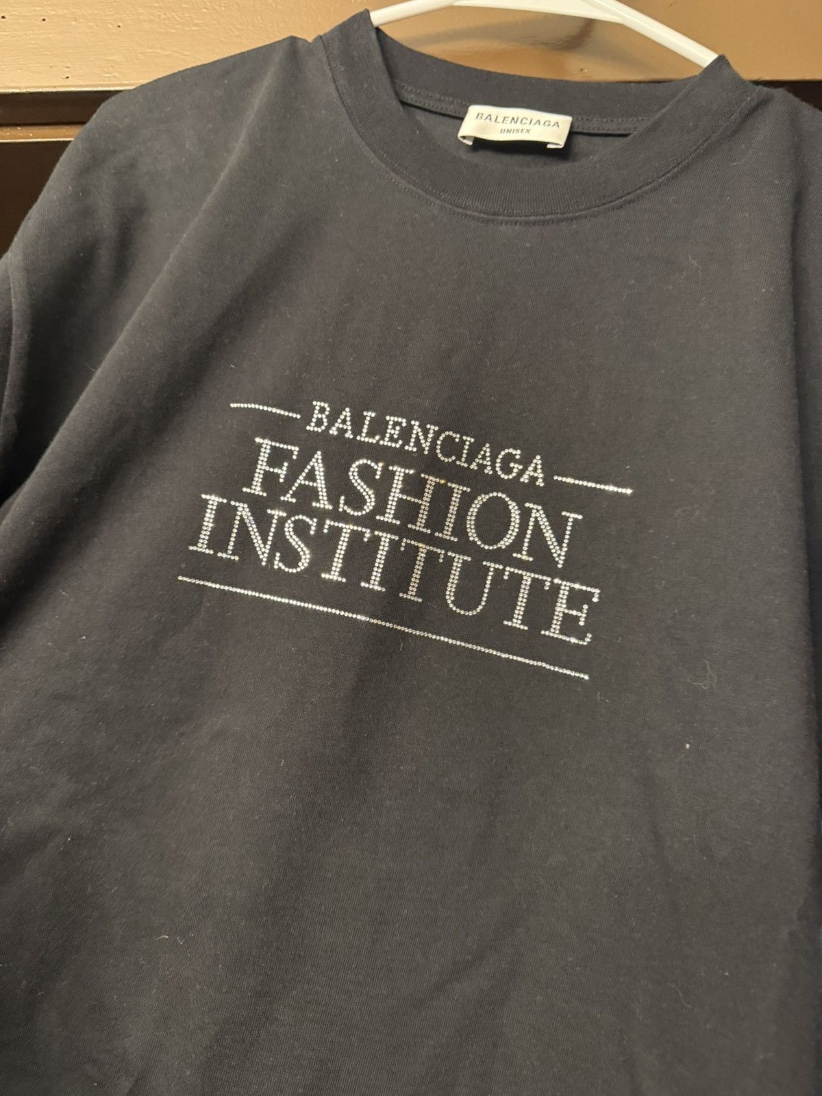 Balenciaga Balenciaga Fashion Institute Rhinestone Size Small Size US S / EU 44-46 / 1 - 3 Thumbnail