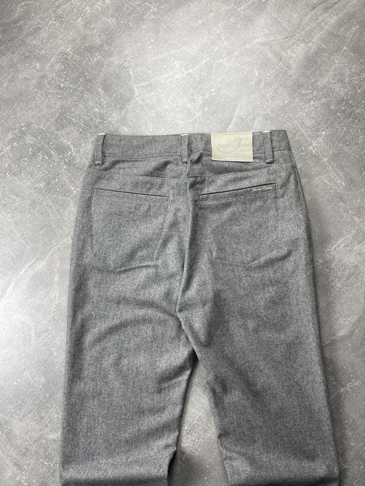 Jacob Cohen Jacob Cohen J606 Luxury Classic Edition Gray Wool Pants Size US 31 - 4 Thumbnail