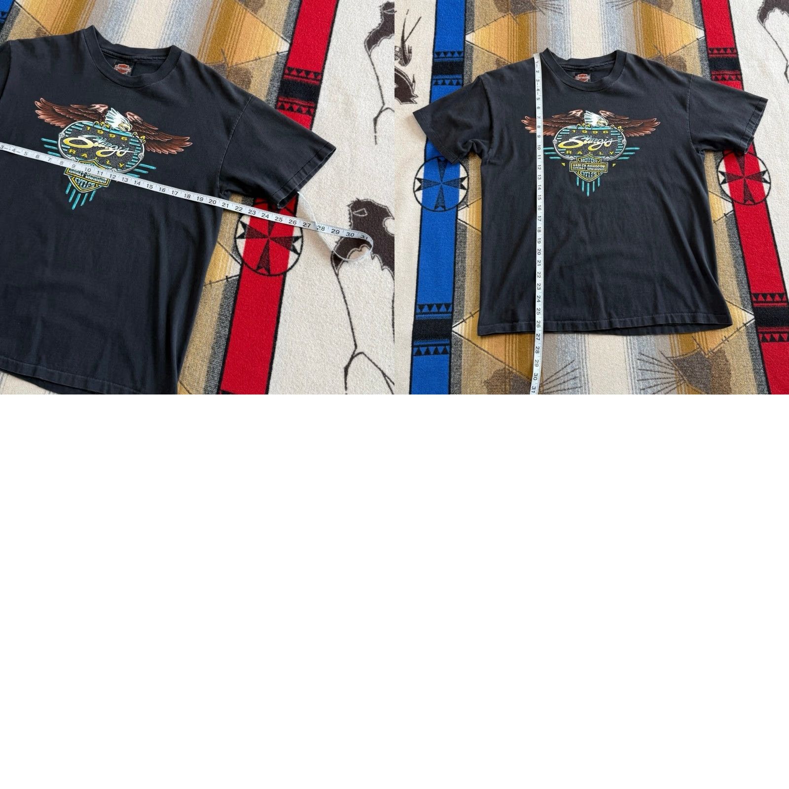 Harley Davidson VINTAGE Harley Davidson Sturgis 1996 Biker T-Shirt Size L USA Size US L / EU 52-54 / 3 - 8 Thumbnail