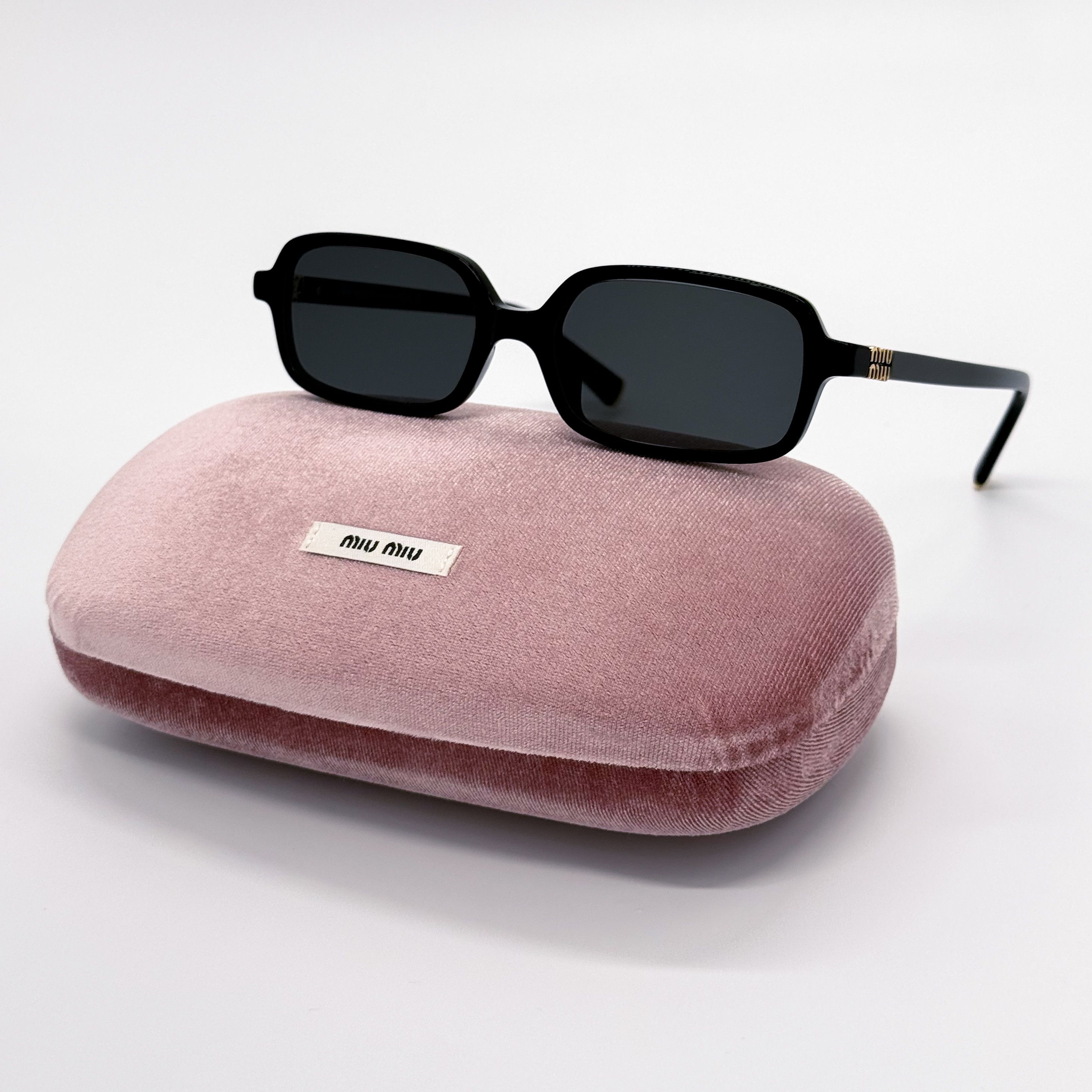 NEW MIU MIU MU11ZS 16K5S0 SQUARE SUNGLASSES MU11ZSF 16K5S0