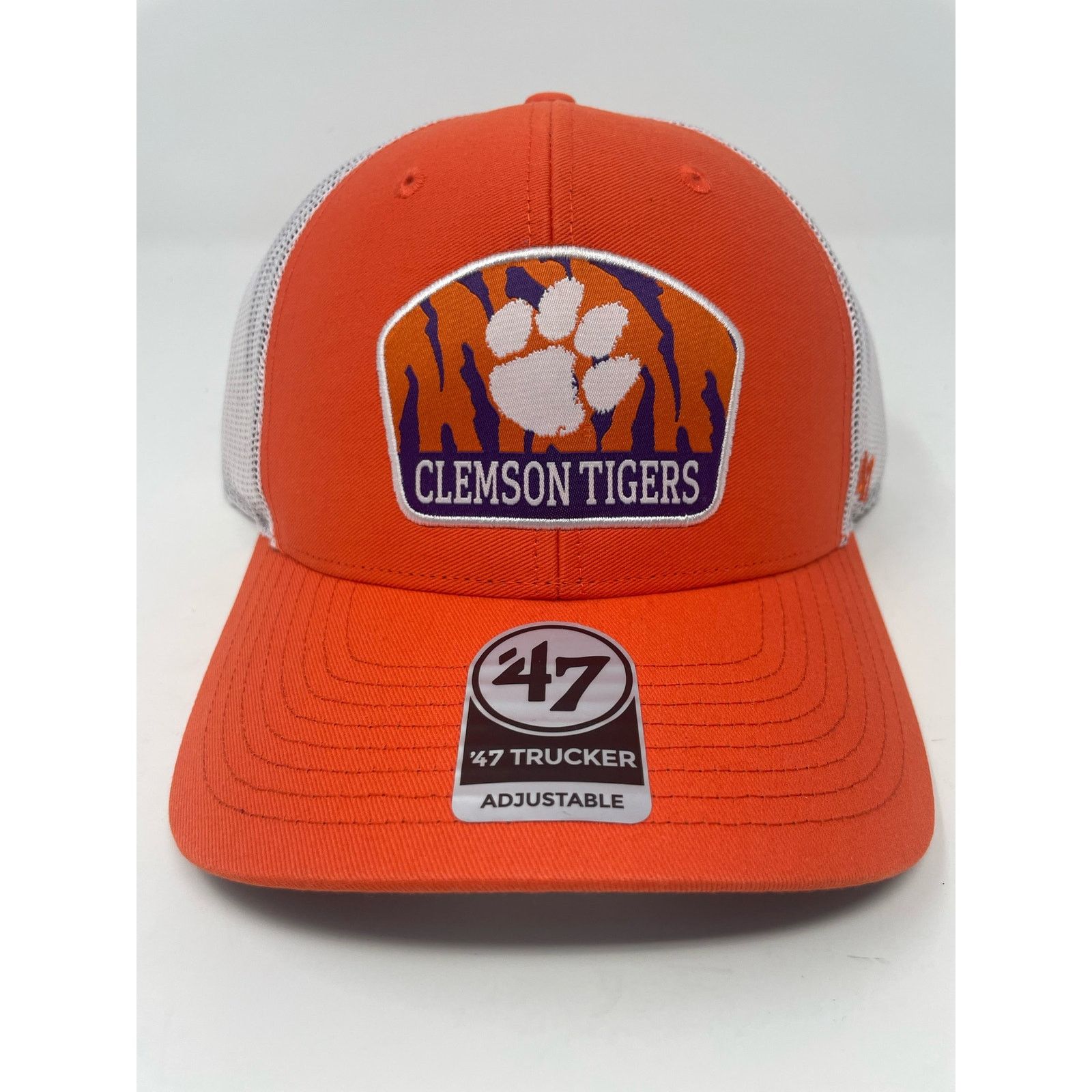 47 Brand Clemson Tigers Orange 47 Brand Snapback Adjustable Hat Cap Size ONE SIZE - 3 Thumbnail
