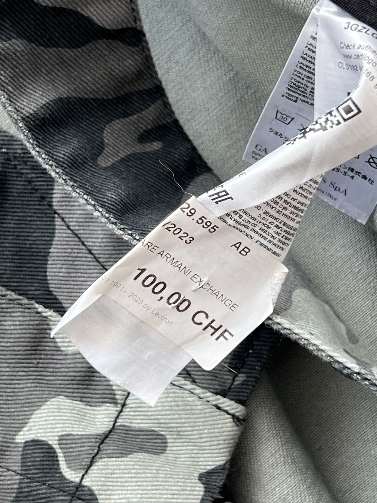 Armani × Armani Exchange × Emporio Armani Armani Exchange F/W18 Arctic Camo Military Multipocket Parka Size US M / EU 48-50 / 2 - 21 Thumbnail