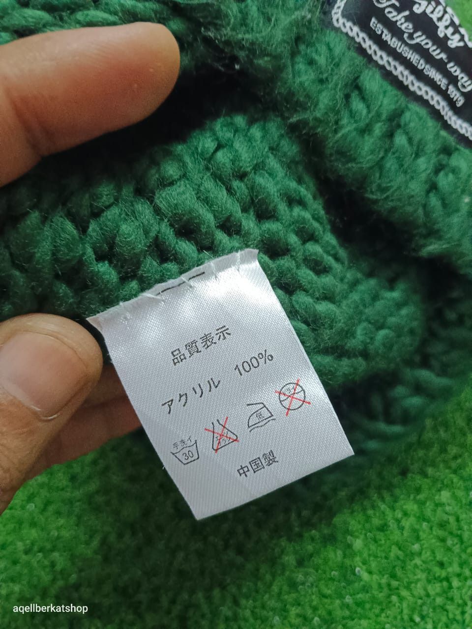 Japanese Brand MAISON GILFY Snowcap Beanie Size ONE SIZE - 8 Thumbnail
