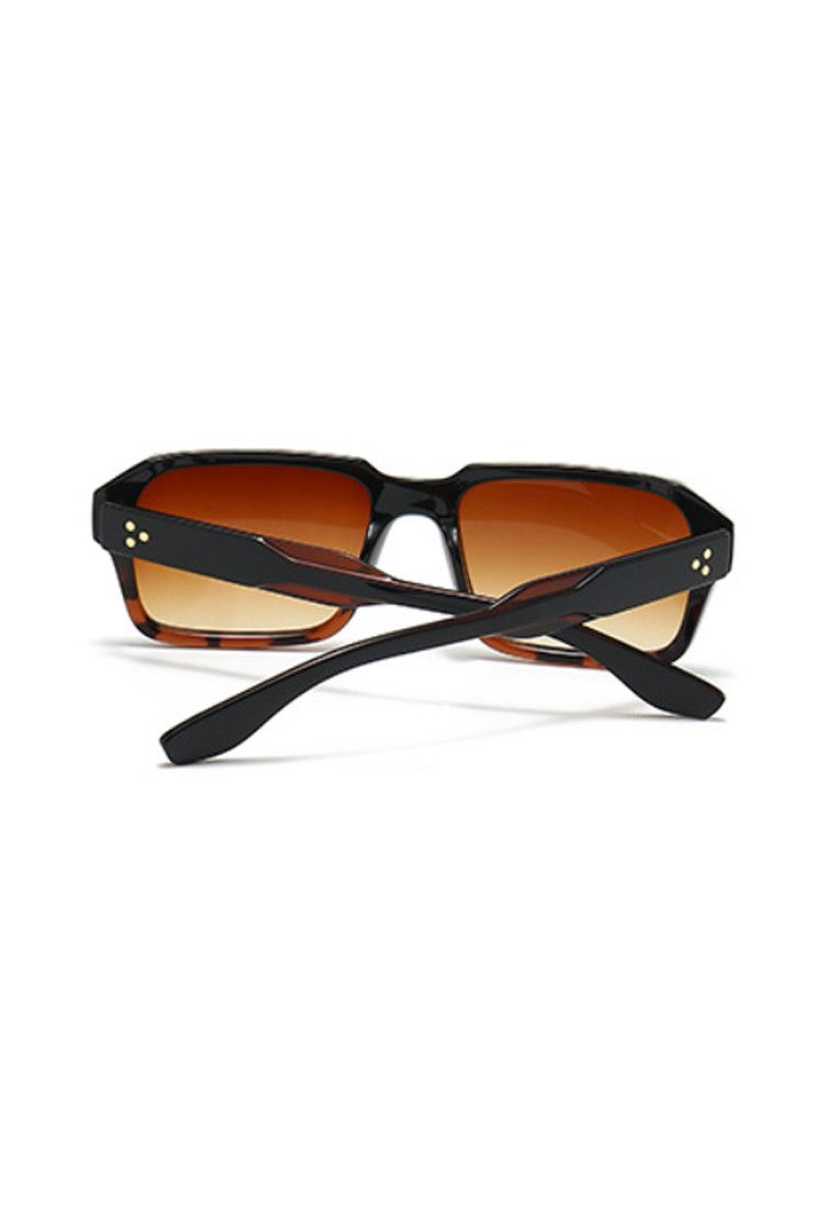 Other Brown Round Frame Brown Lens Polarized Sunglasses Size ONE SIZE - 3 Thumbnail