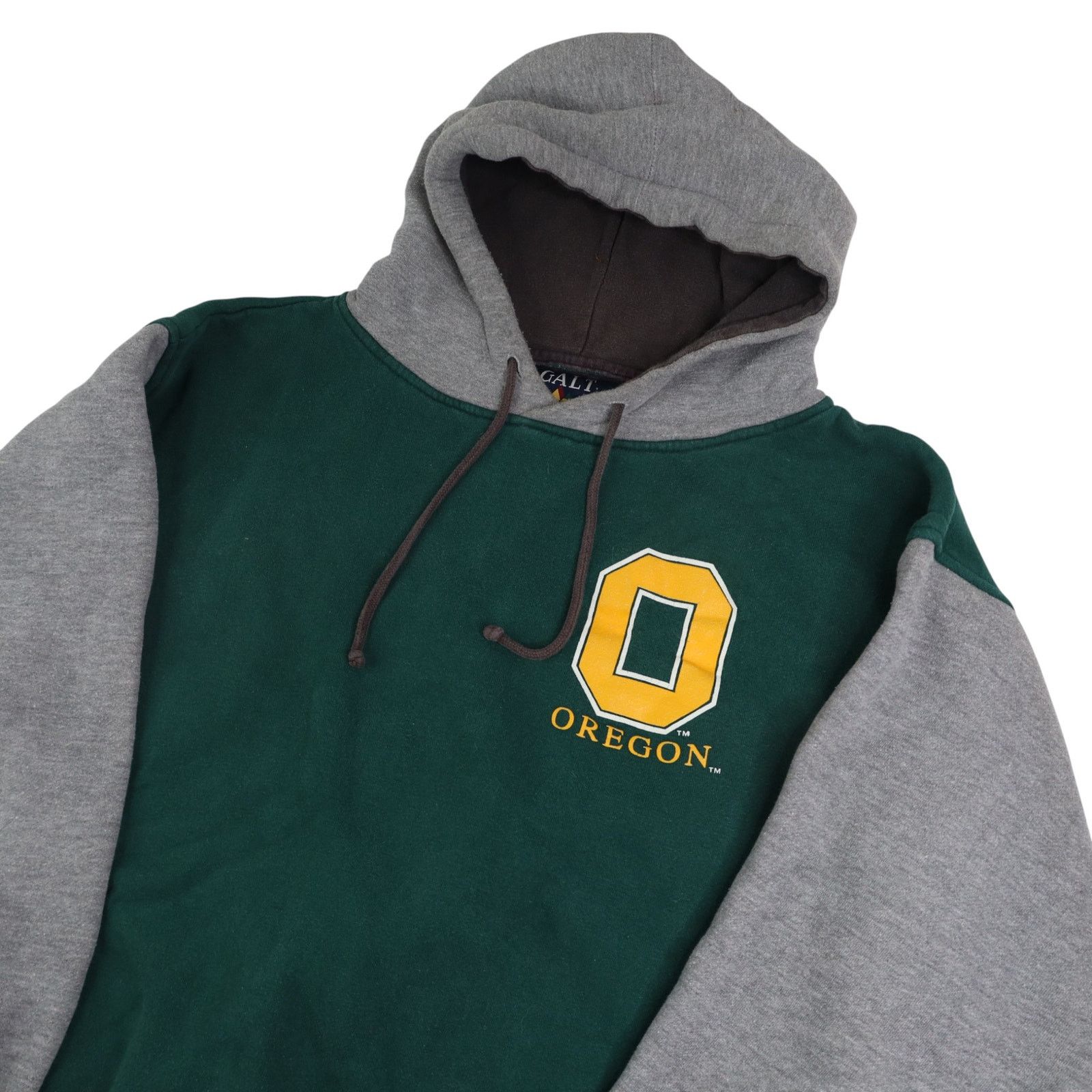 Vintage Vintage Univeristy of Oregon Varsity 2 Tone Hoodie Size US L / EU 52-54 / 3 - 3 Thumbnail