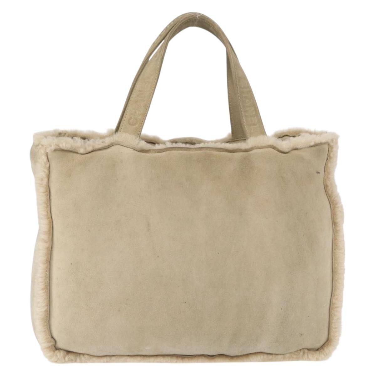 Chanel Chanel Mouton Beige CC Tote Bag Size ONE SIZE - 2 Thumbnail