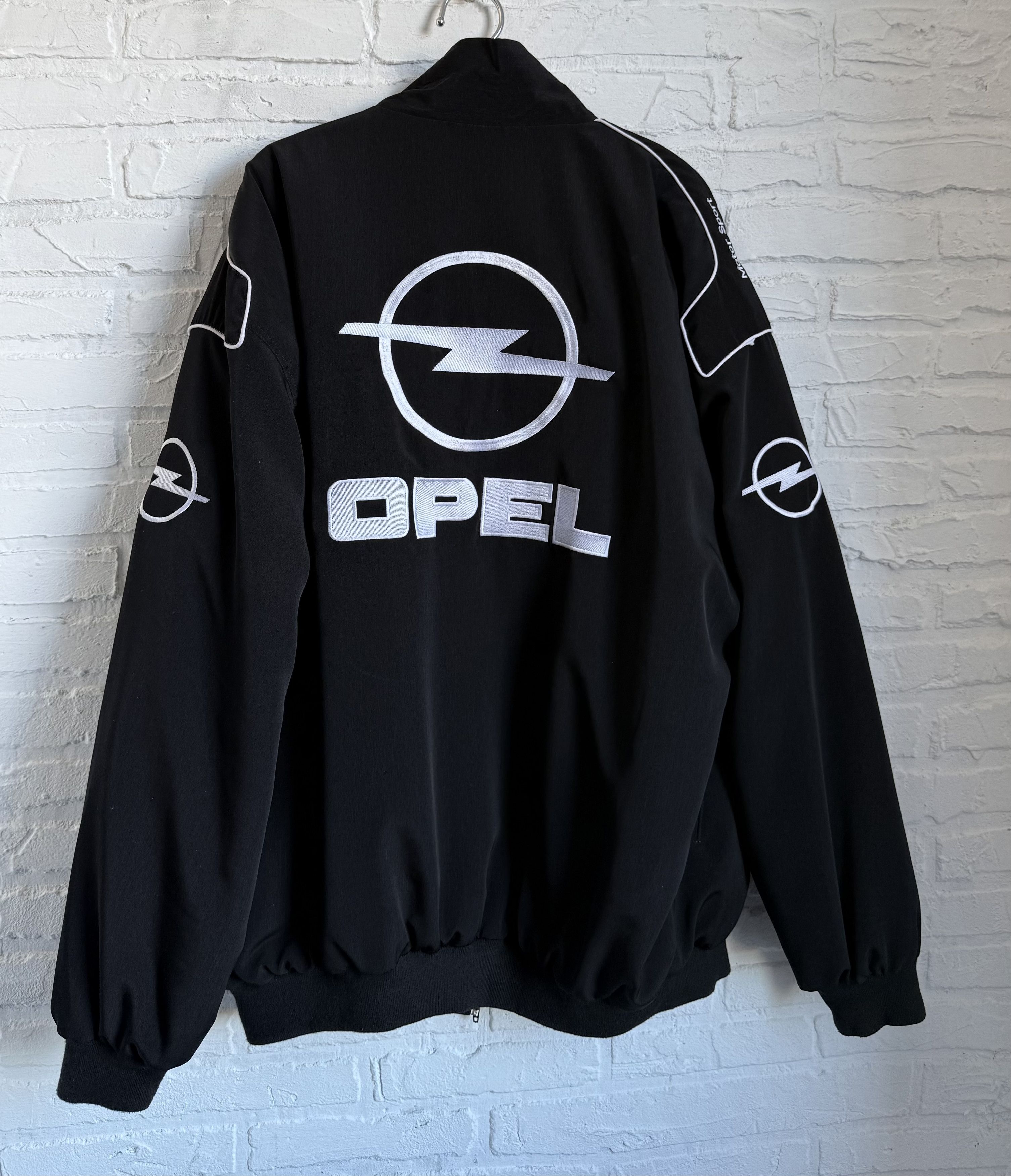 Other Vintage 90s Opel Motorsport Racing Jacket black big logo Size US XXL / EU 58 / 5 - 2 Thumbnail