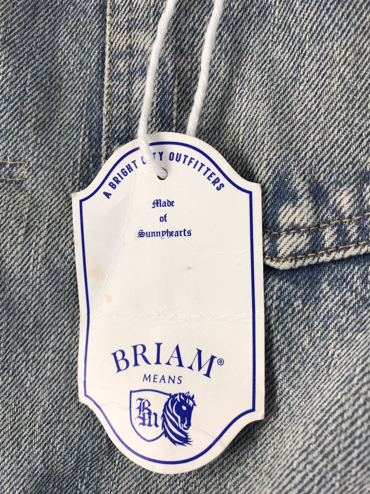 Japanese Brand Vintage Briam Means Jacket Jeans Selvedge Style Size US M / EU 48-50 / 2 - 12 Thumbnail