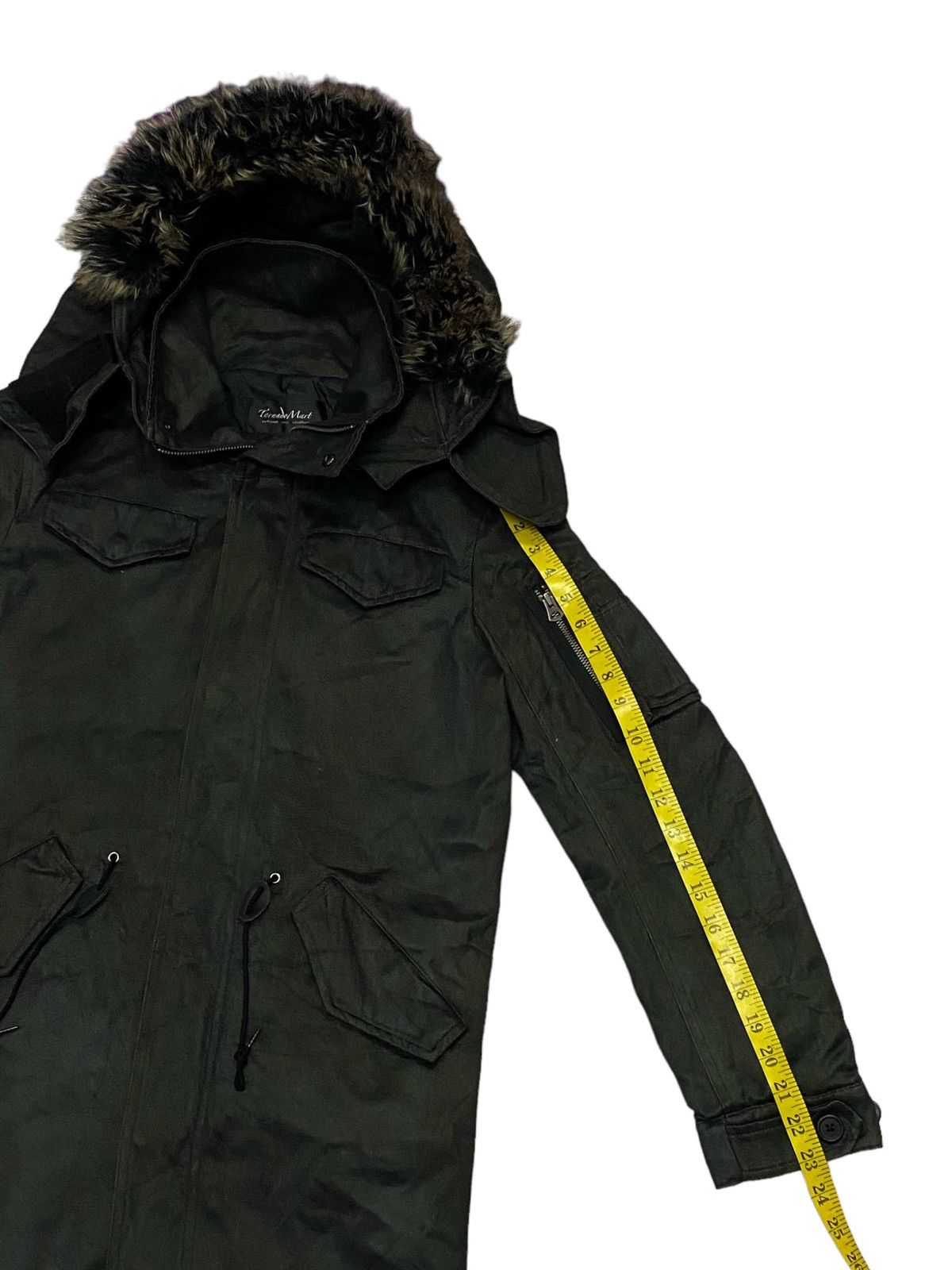 Japanese Brand Tornado Mart fur Hoodie Parka / Long Jacket Size M / US 6-8 / IT 42-44 - 5 Thumbnail