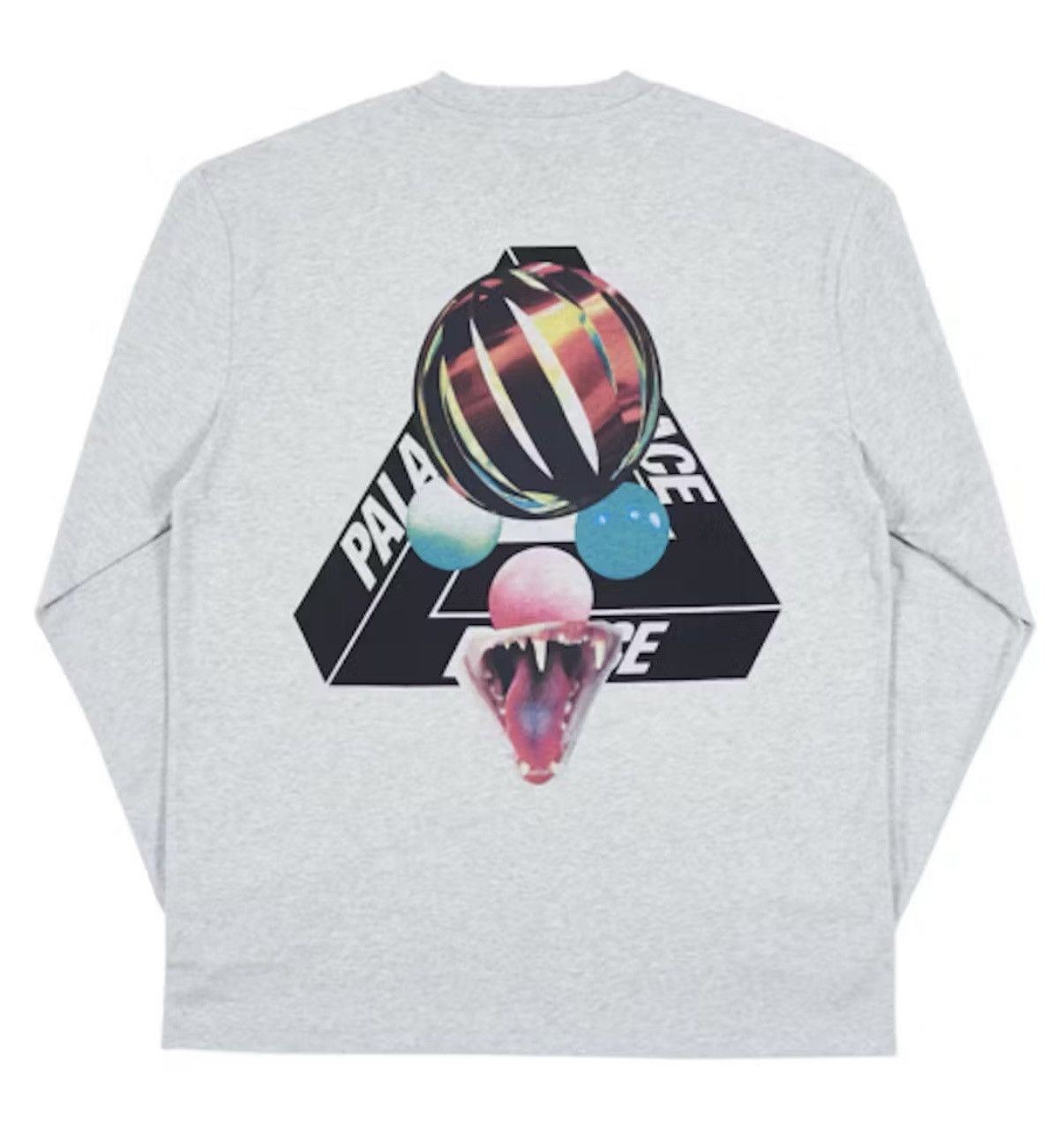 Palace Palace Sans Ferg Long-Sleeve Grey Size US S / EU 44-46 / 1 - 1 Thumbnail