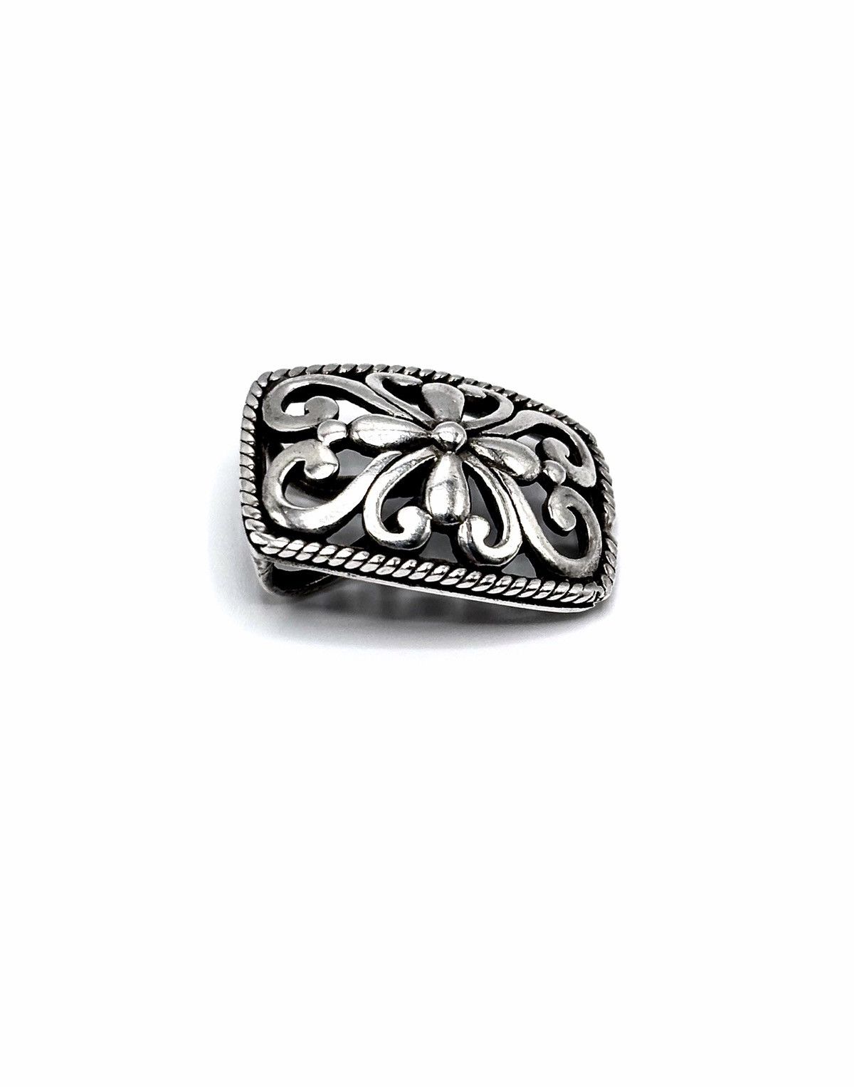 Sterling Silver .925 Sterling Silver Thai Scroll Slide Pendant Size ONE SIZE - 3 Thumbnail
