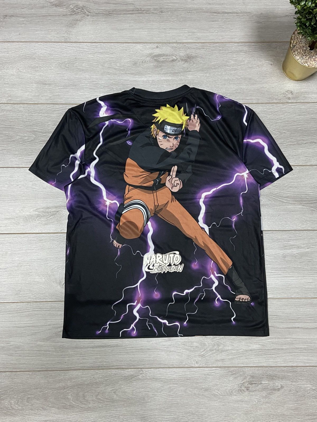 Anime Naruto shippuden Saske 2002 Masashi overprint vintage tshirt Size US L / EU 52-54 / 3 - 2 Thumbnail