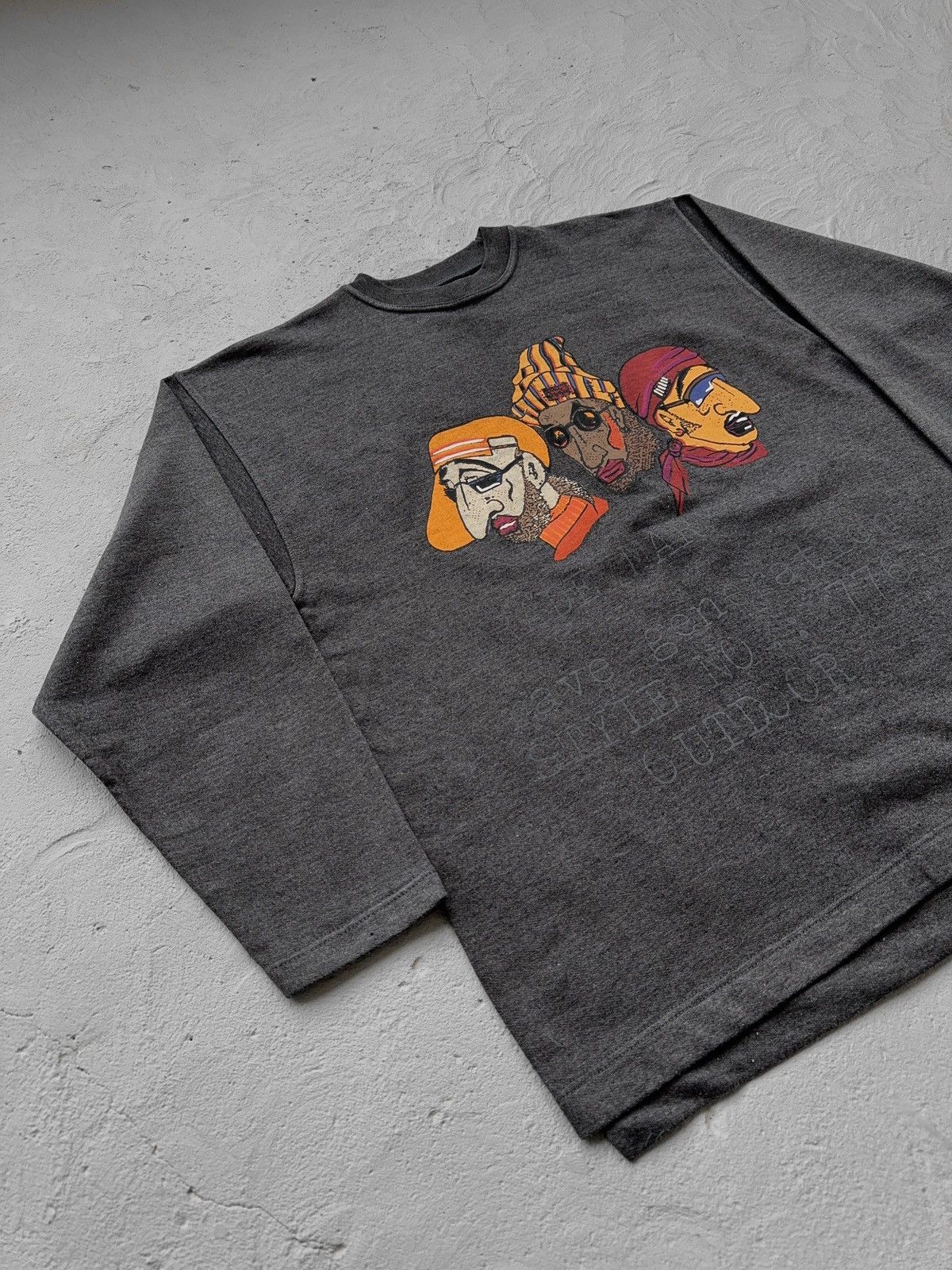 Rap Tees × Vintage Rap Afroamerican Vintage Oversize Sweatshirt Size US XL / EU 56 / 4 - 7 Thumbnail