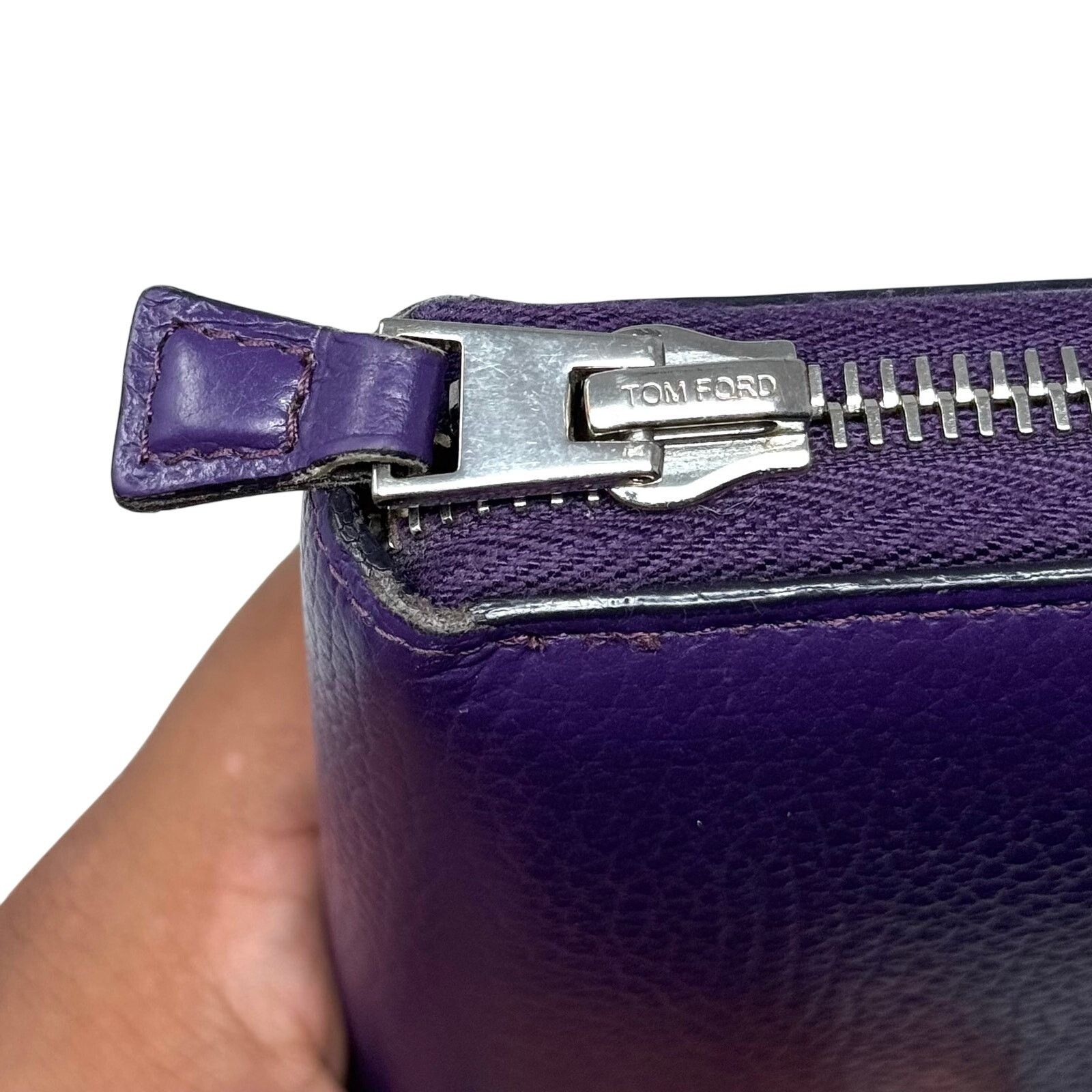 Tom Ford Tom Ford Purple Long Wallet Size ONE SIZE - 13 Thumbnail