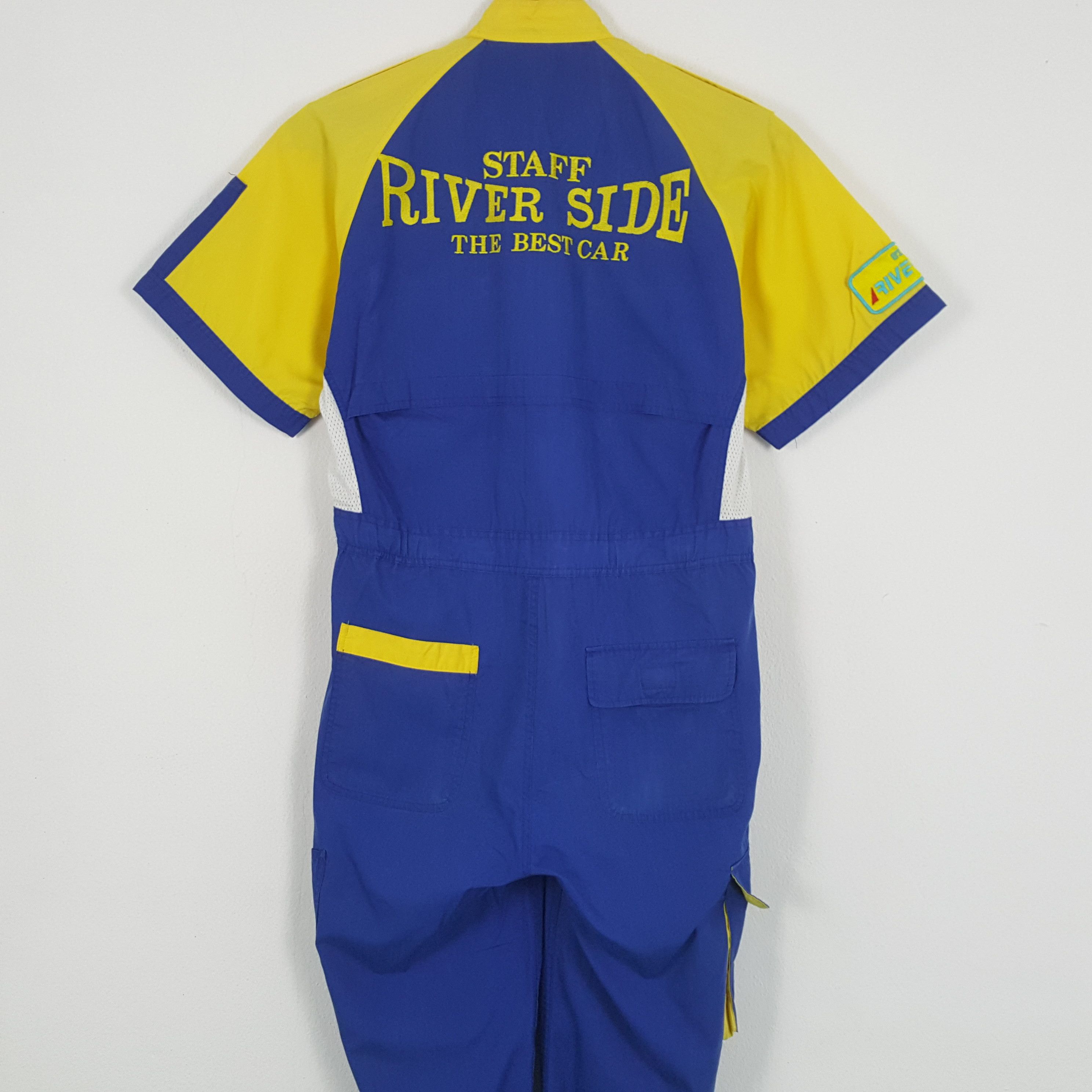 Japanese Brand × Vintage Vintage RIVER SIDE STAFF Japanese Uniform Coverall Jacket Size US M / EU 48-50 / 2 - 2 Thumbnail