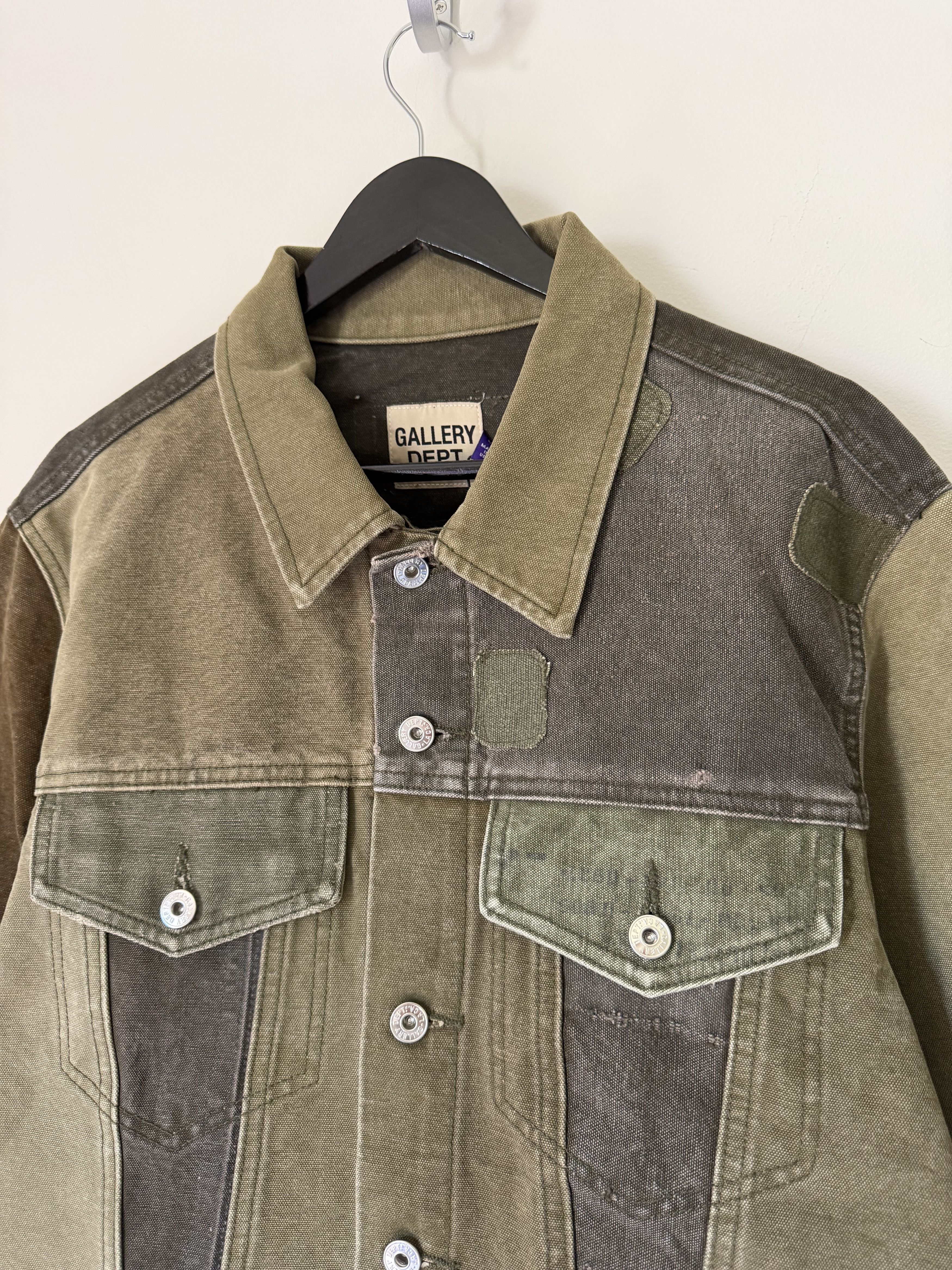 Gallery Dept. Gallery Dept. Andy Patchwork Canvas Jacket in Green Size US L / EU 52-54 / 3 - 2 Thumbnail