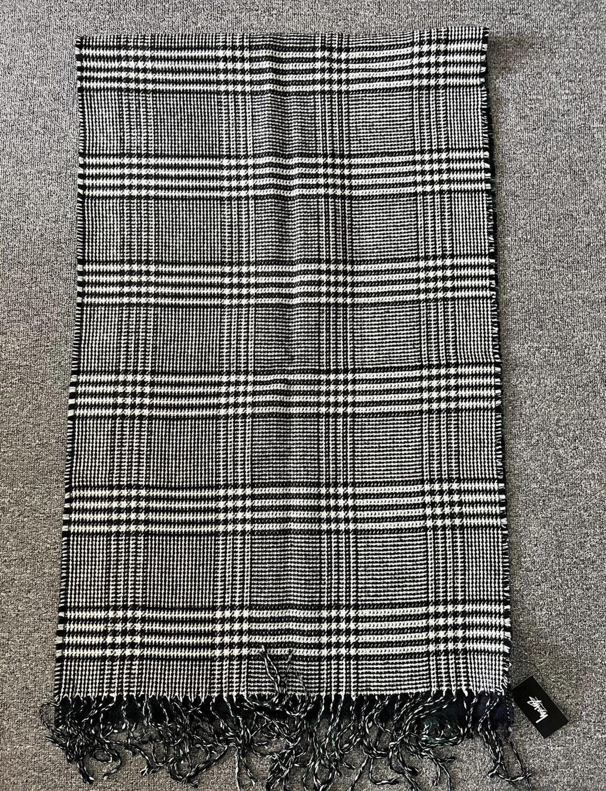 Stussy Stussy Checkered Double‑Sided Jacquard Scarf / Wrap / Shawl Size ONE SIZE - 4 Thumbnail