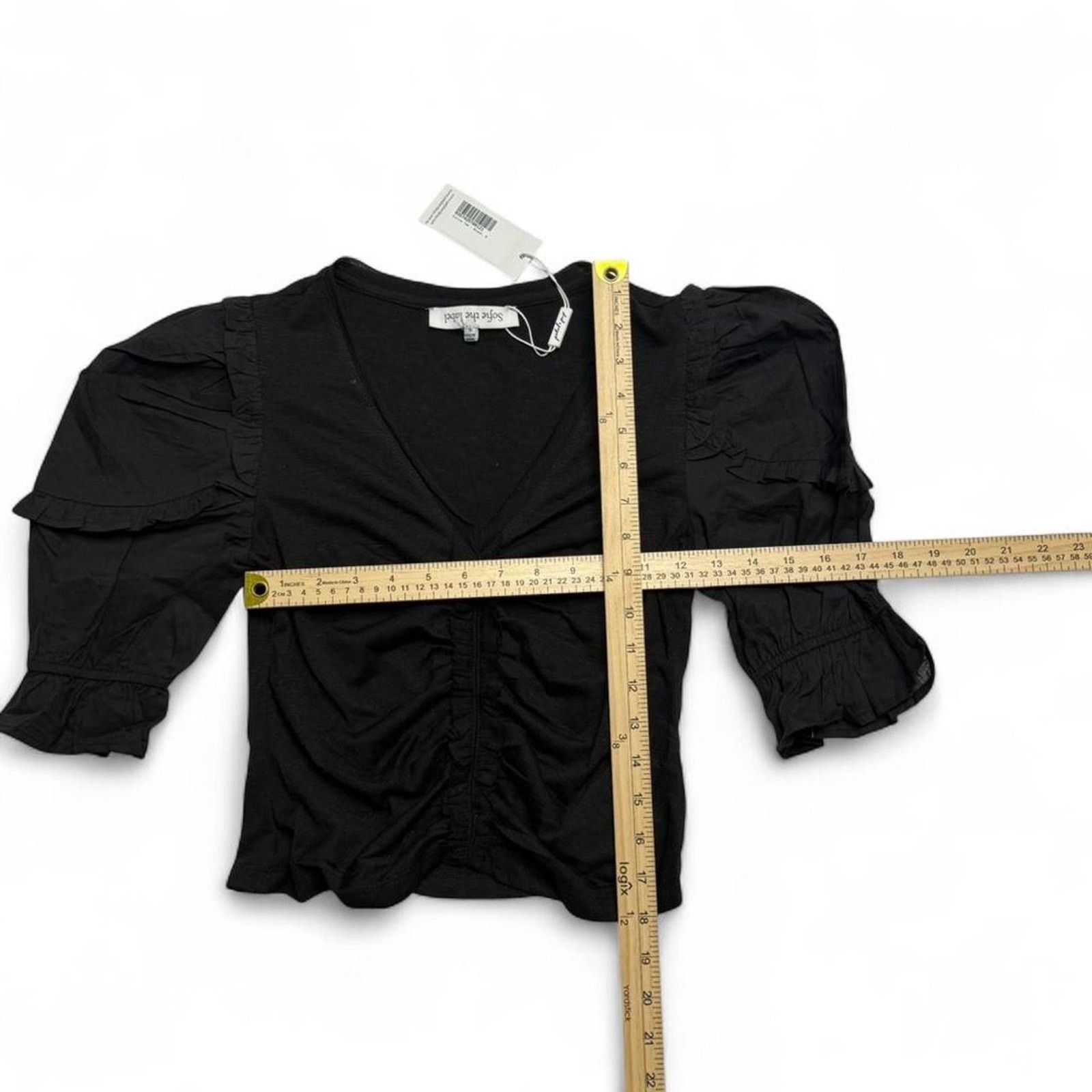 Other Sofie The Label Coline Top in Black Women size small NWT Size S / US 4 / IT 40 - 3 Thumbnail
