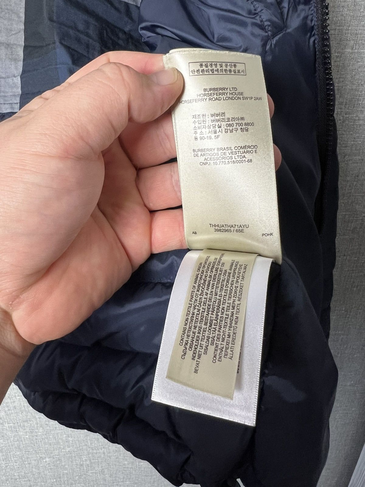 Burberry Burberry Brit Down Puffer Hooded Jacket Nova Check Detail Size US S / EU 44-46 / 1 - 24 Thumbnail