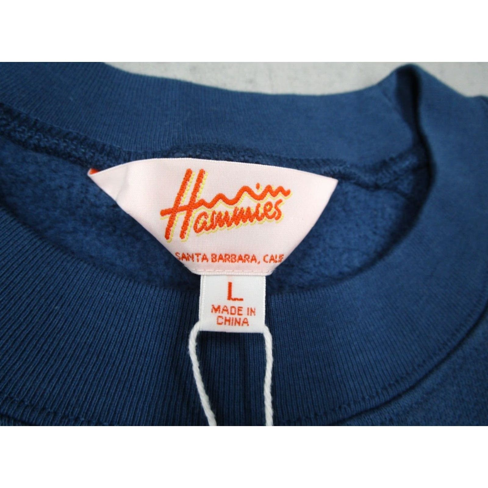 Vintage Hammies Sweatshirt Mens Large Blue Varsity Raglan Pullover Beach California Size US L / EU 52-54 / 3 - 2 Thumbnail