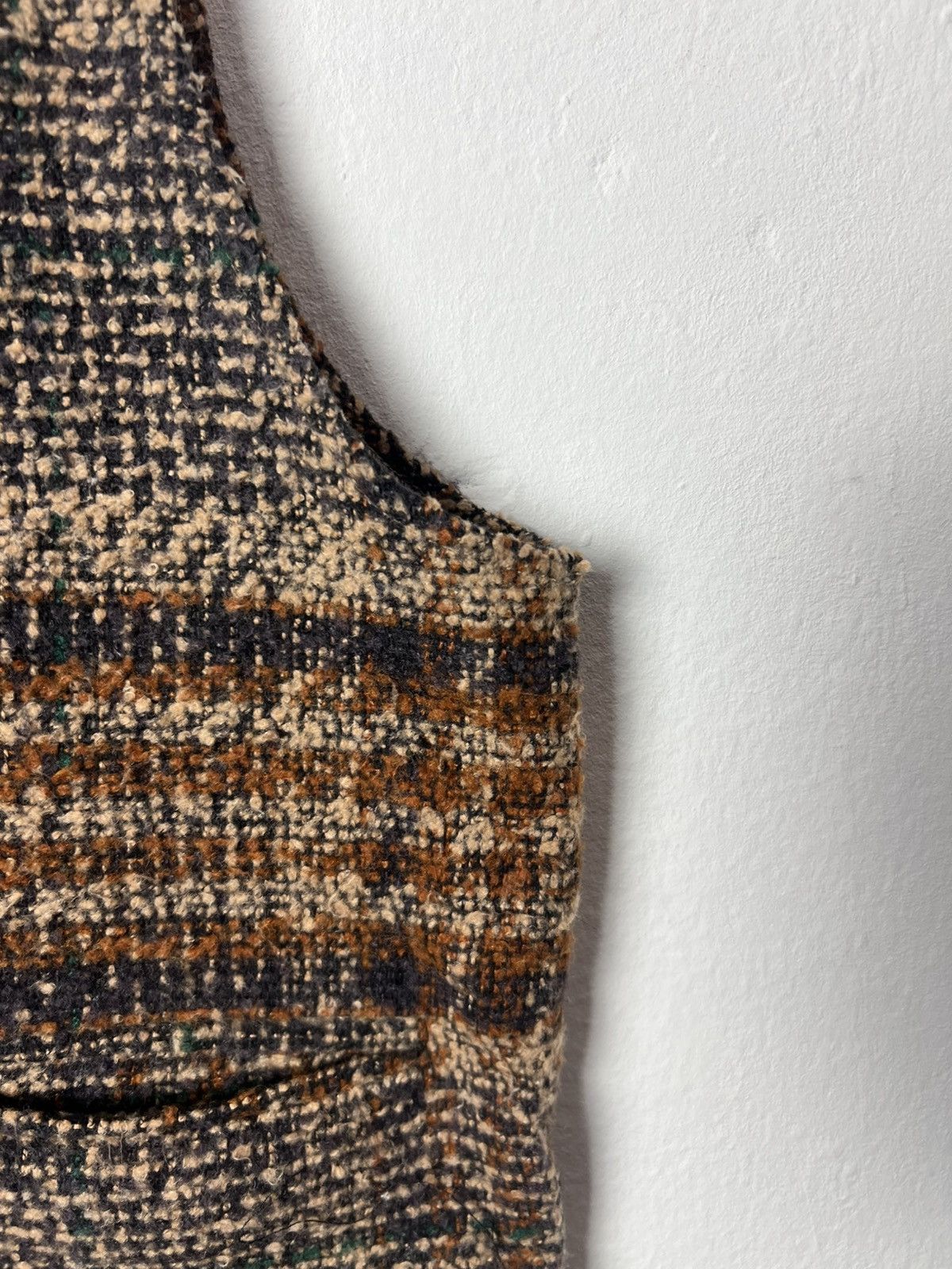 Vintage Vintage Liroluce Tweed Houndstooth Plaid Pattern Vest Size US L / EU 52-54 / 3 - 5 Thumbnail
