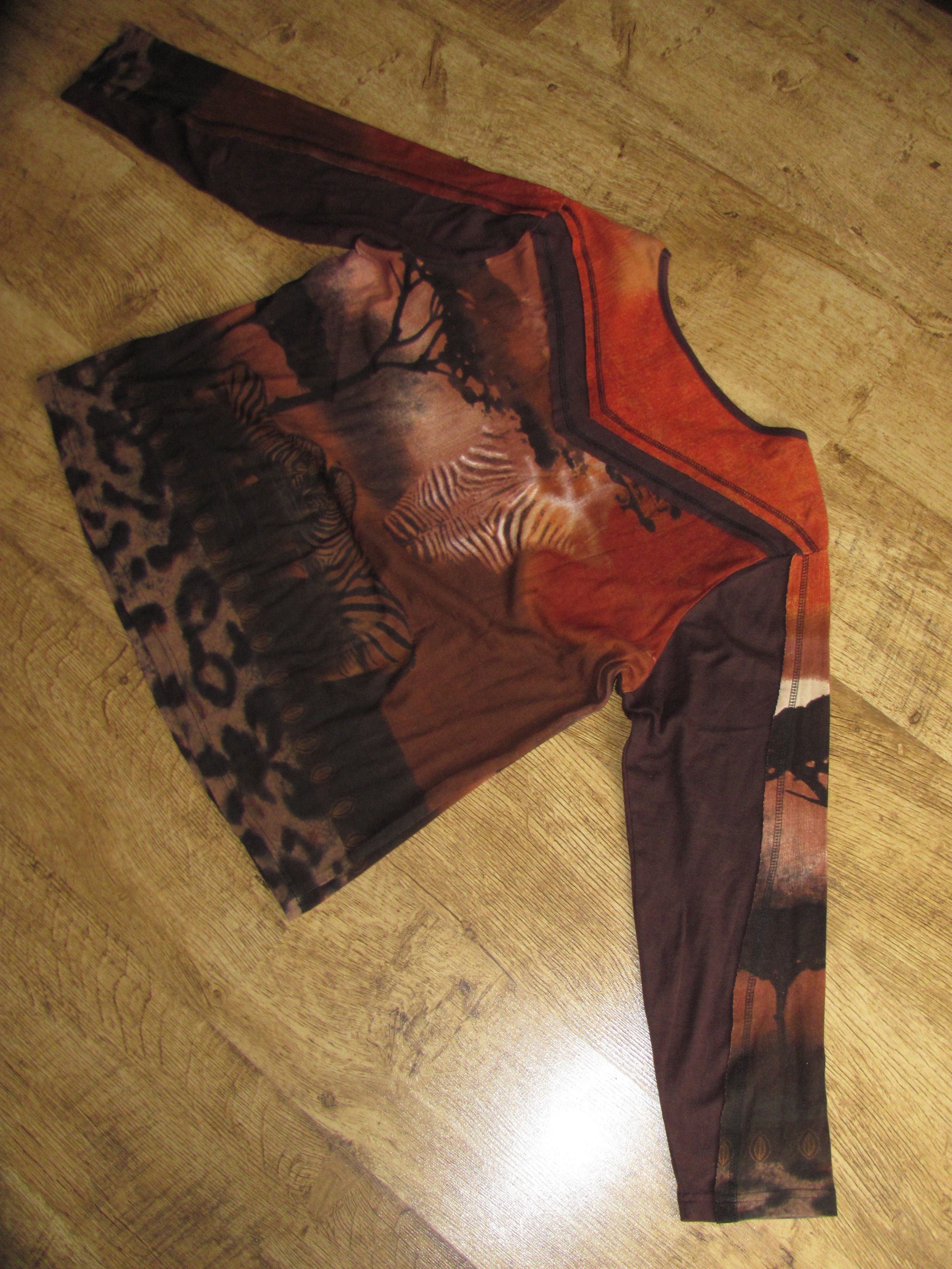 Hysteric Glamour Jean Paul Gaultier Style Long Sleeve Africa Shirt Size US XL / EU 56 / 4 - 12 Thumbnail