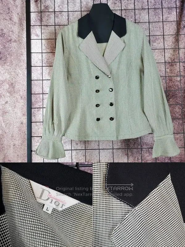 Dior Dior Wool Blend Long Sleeve Top for Women . Size L / US 10 / IT 46 - 2 Thumbnail