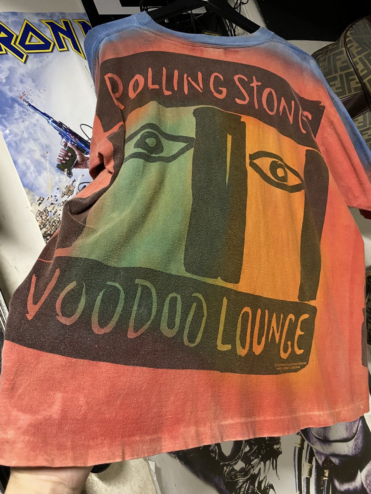 Vintage Vintage 90’s Rolling Stones Voodoo Lounge T-Shirt Medium Size US M / EU 48-50 / 2 - 8 Thumbnail