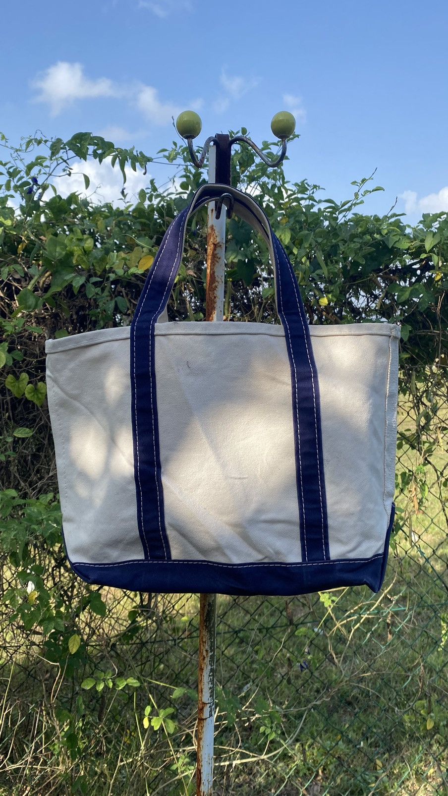 L.L. Bean × Vintage L.L. Bean Boat And Tote Heavy Canvas Bag Made in USA Size ONE SIZE - 2 Thumbnail