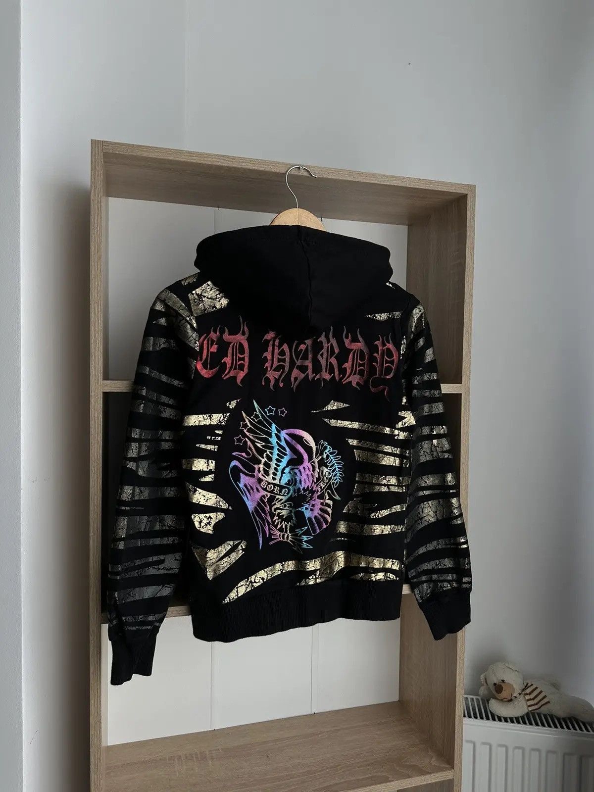 Christian Audigier × Ed Hardy × Vintage Vintage Ed Hardy Christian Audigier Hoodie Size US M / EU 48-50 / 2 - 3 Thumbnail