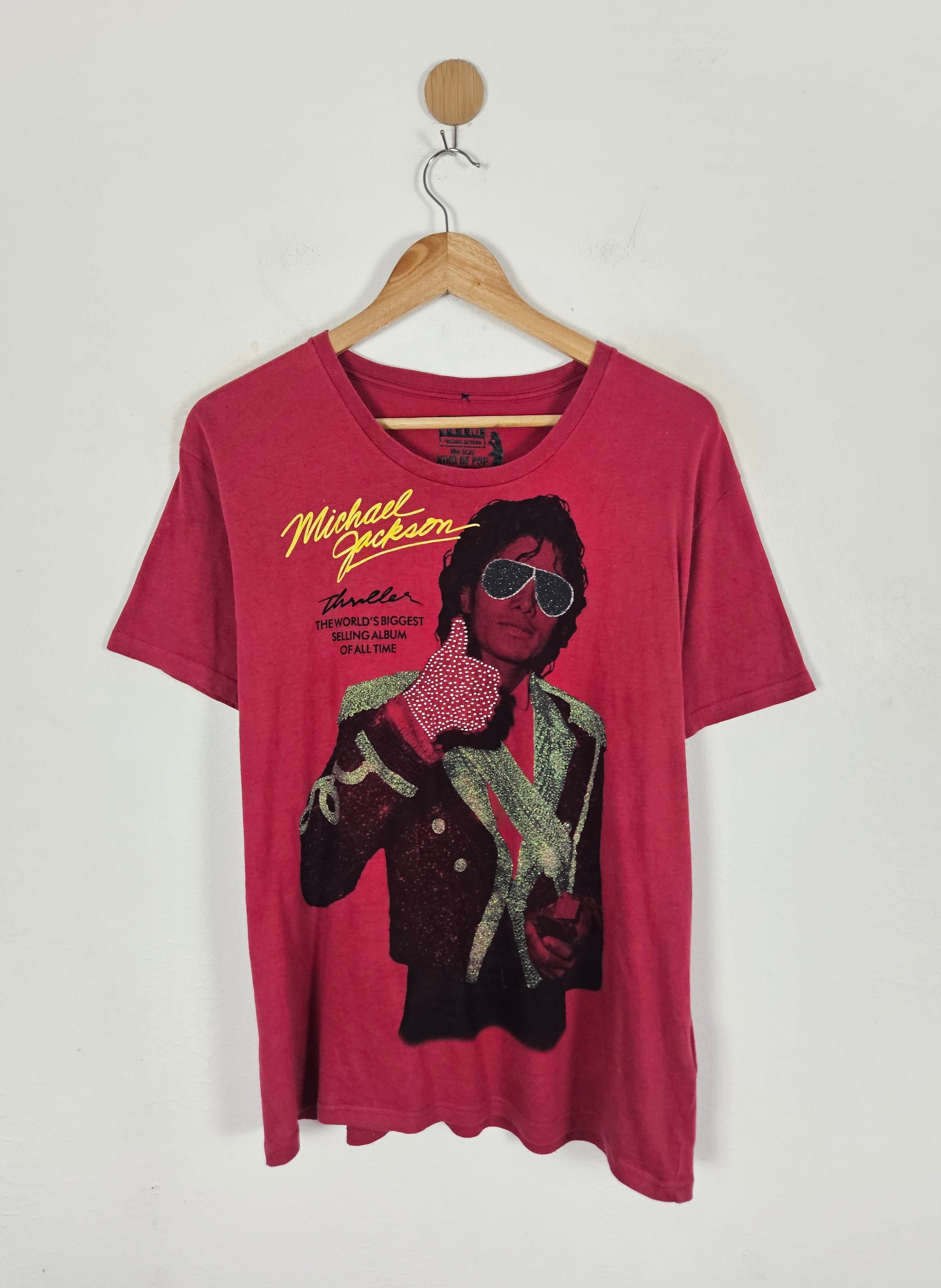 Japanese Brand × Michael Jackson × PPFM PPFM x Michael Jackson King of POP Glitter Tee Size US L / EU 52-54 / 3 - 1 Thumbnail