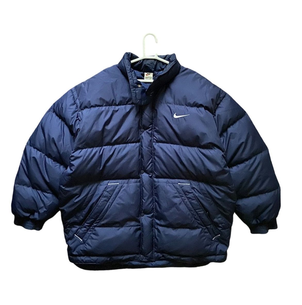 Nike × Nike ACG × Vintage Vintage Nike Puffer Jacket Swoosh 90s XL Size US XL / EU 56 / 4 - 1 Thumbnail