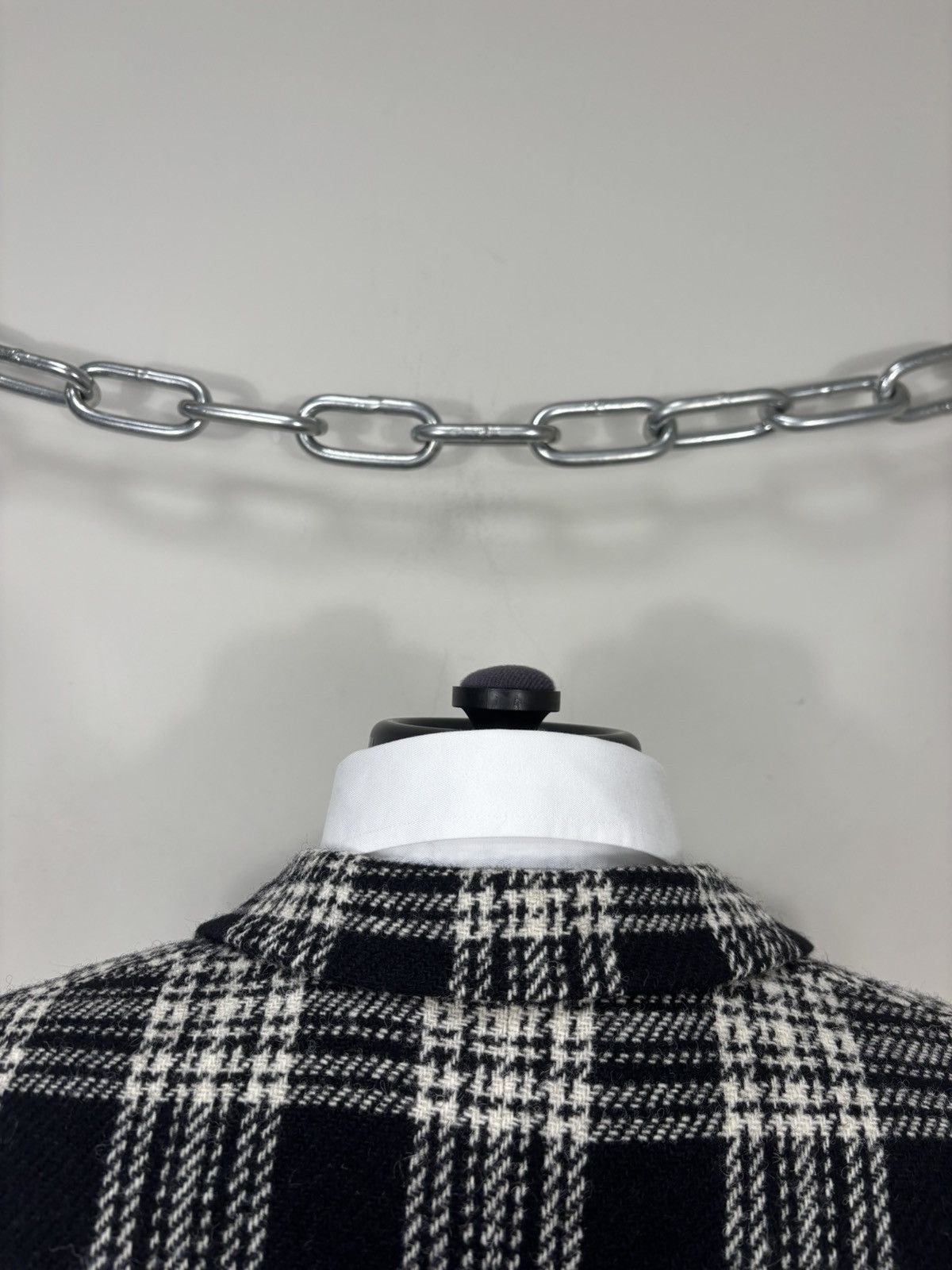 Harris Tweed Harris Tweed Women’s Plaid Check Gray Wool Blazer Skirt Set Size M / US 6-8 / IT 42-44 - 15 Thumbnail