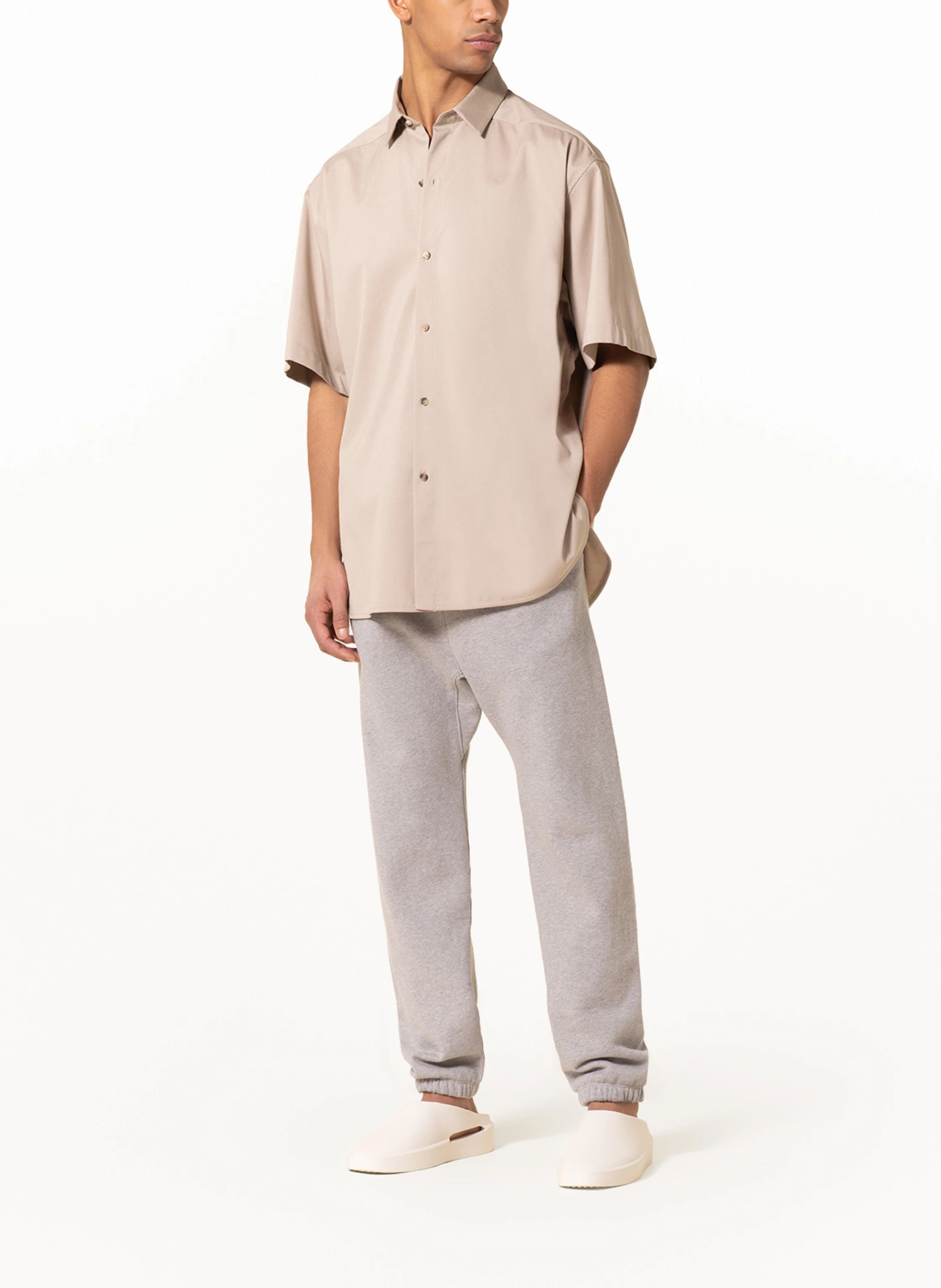Fear of God o1y0125 Solid Color Shirt in Beige Size US XXL / EU 58 / 5 - 4 Thumbnail