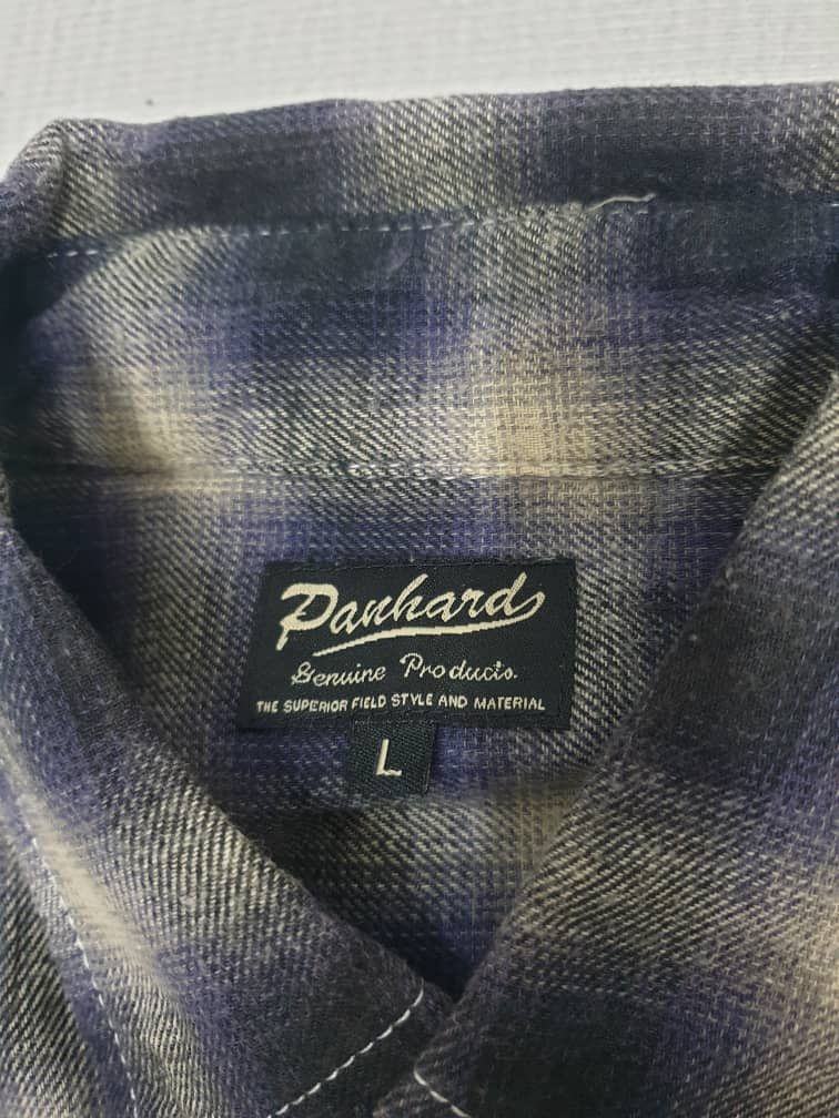 Japanese Brand 💥Panhard shadow purple flannel chambray Size US M / EU 48-50 / 2 - 7 Thumbnail