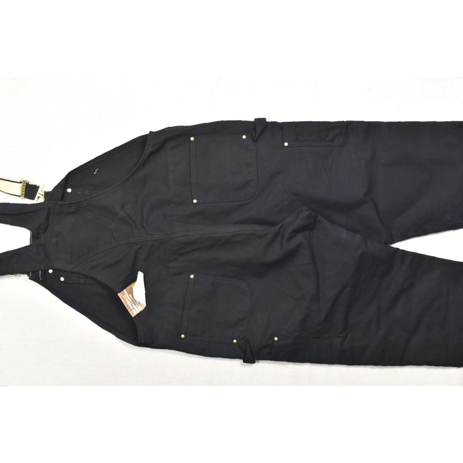 Carhartt VINTAGE Carhartt Overalls Bib Zip-to-Thigh Quilt-Lined Black 46x30 Men 5-Pocket Winter Workwear Size US 30 / EU 46 - 8 Thumbnail