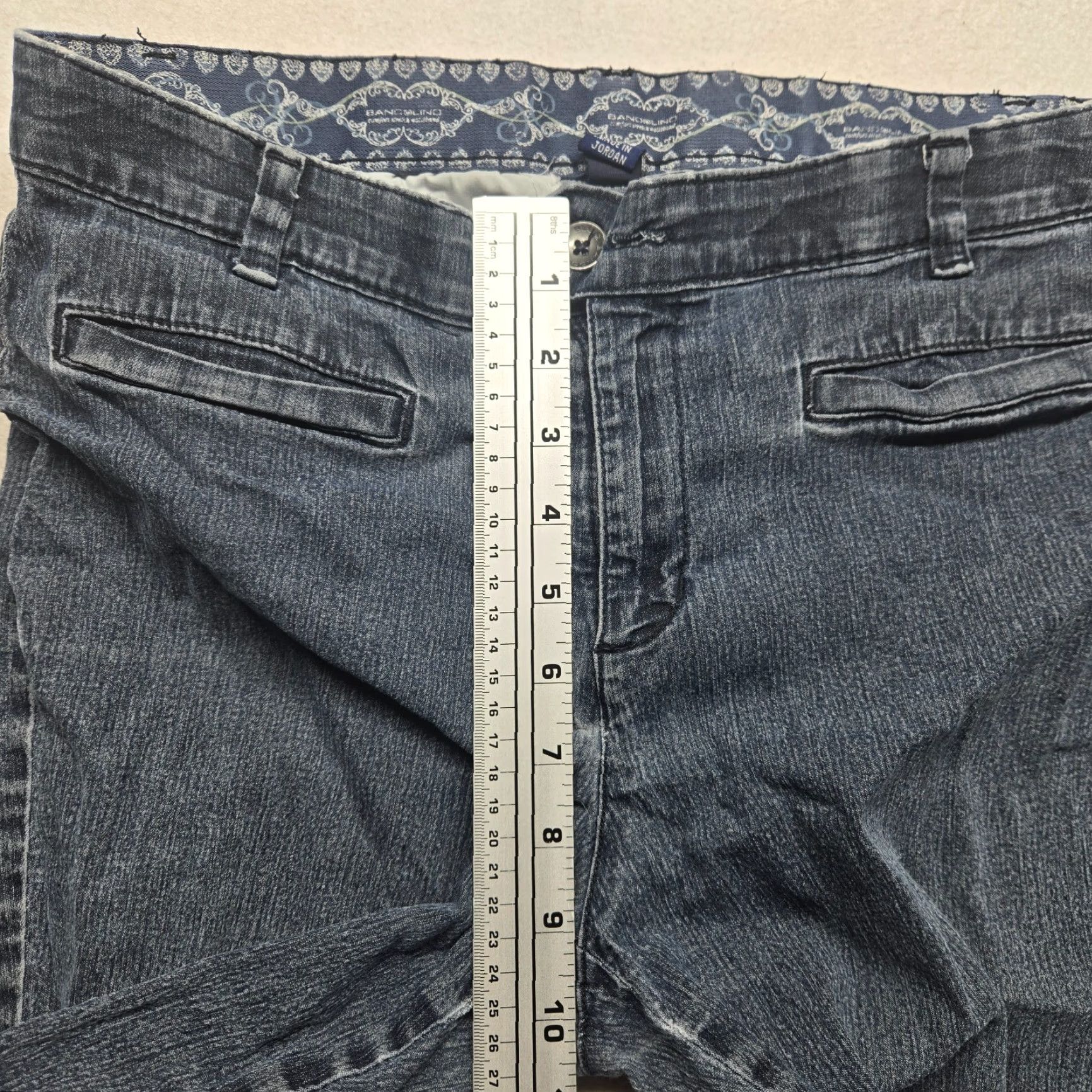Vintage Bandolino Jeans Capris Denim Blue Stretch 6 Women Adult Regular 5-Pocket Blue Denim Bandolino Size 28" / US 6 / IT 42 - 5 Thumbnail