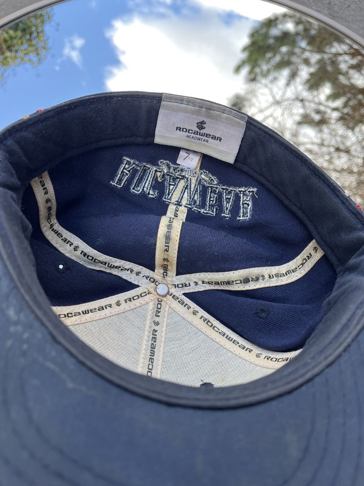 Rocawear Vintage Rap Cap Rocawear Snap Back Y2k 2000s 90s Swag Skate Size ONE SIZE - 15 Thumbnail
