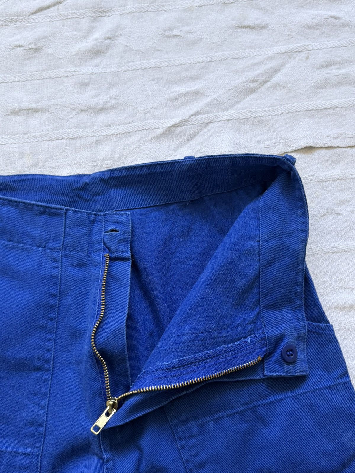 Le Laboureur Vintage 80s French Workwear Sanfor Work Pants Size US 30 / EU 46 - 4 Thumbnail