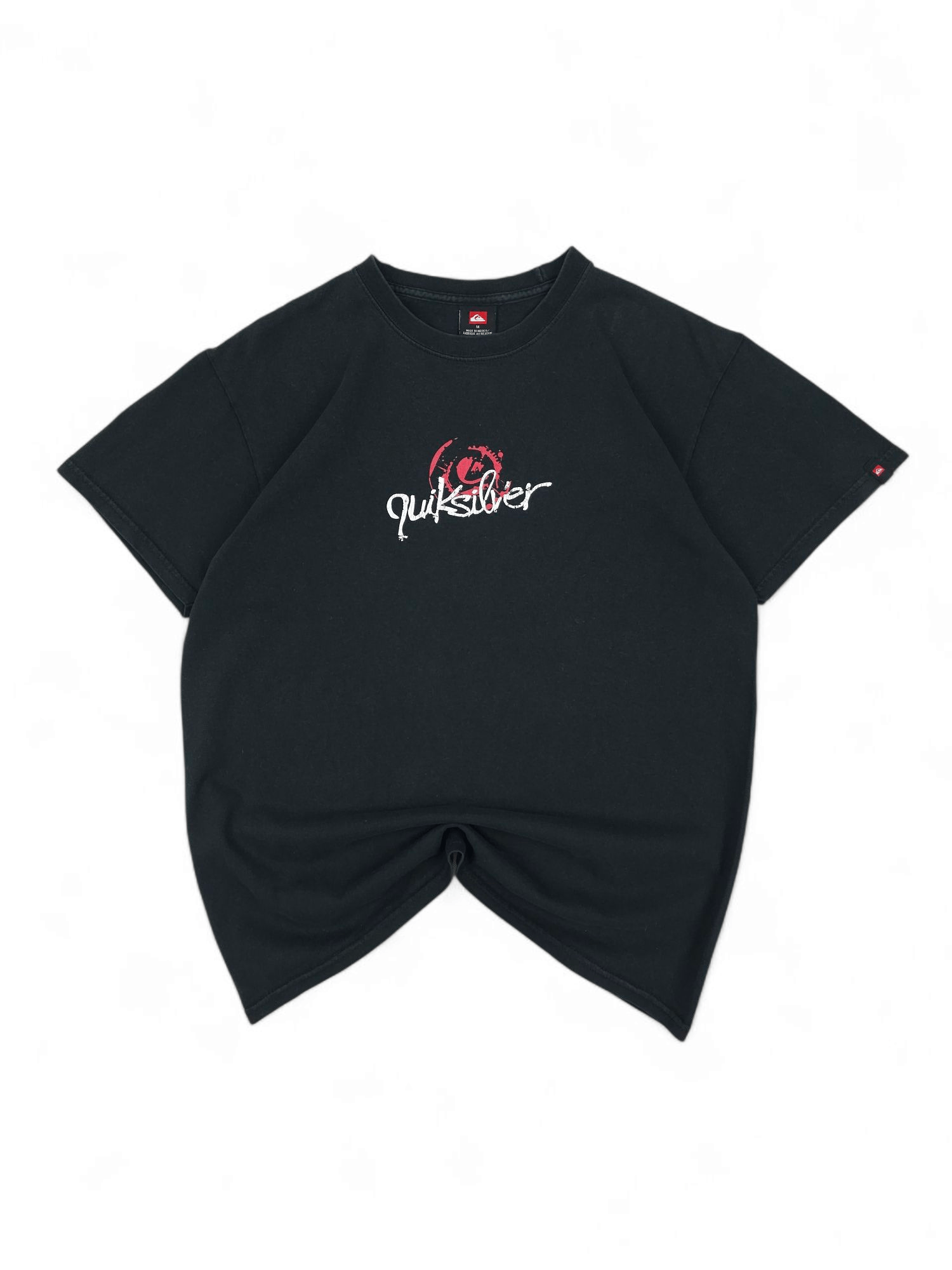 Quiksilver 💎 90's Vintage Washed Quiksilver Big Logo Surf Tee Y2K Size US M / EU 48-50 / 2 - 1 Thumbnail