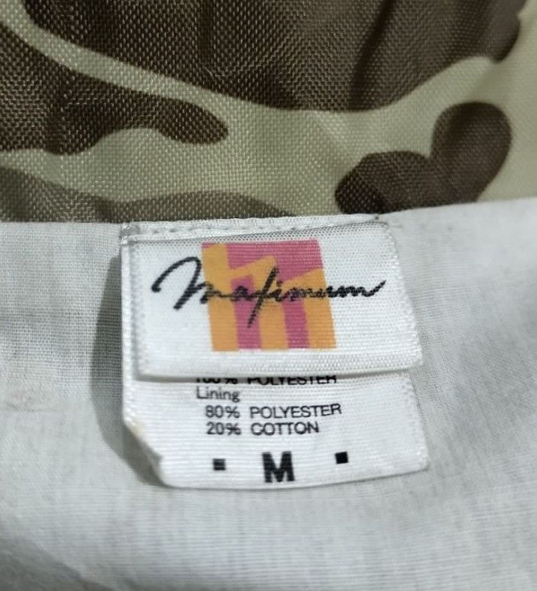 Japanese Brand Malimun Camouflage Varsity Jacket Size US M / EU 48-50 / 2 - 2 Thumbnail