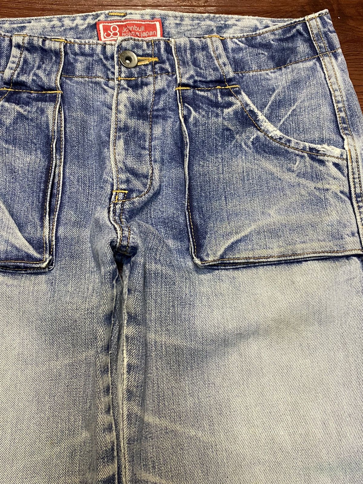 KOJIMA GENES Vintage Japanese Brand Kojima Faded Distressed Bush Jeans Size US 30 / EU 46 - 8 Thumbnail