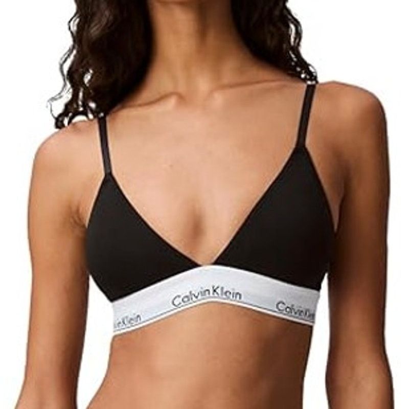 Calvin Klein NWT New Calvin Klein Womens XL Triangle Bralette Bra Size XL / US 12-14 / IT 48-50 - 1 Thumbnail