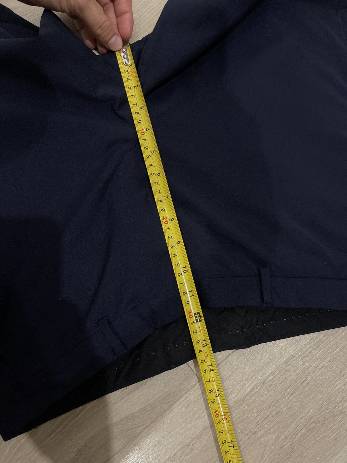 Hugo Boss HUGO BOSS men’s trousers classic wool dark blue pants Size 42L - 8 Thumbnail