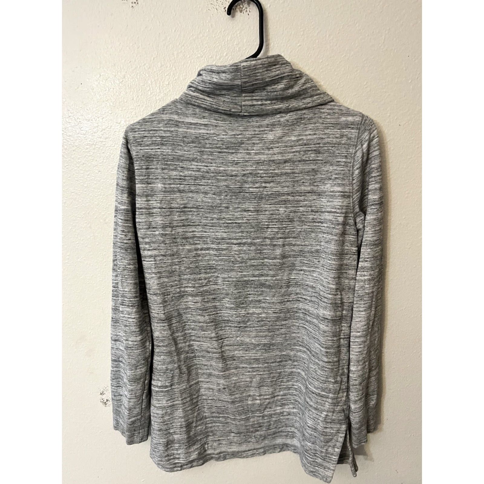 Gap Gap Womens Pullover Sweater Long Sleeve Gray Medium Cowl Drawstring Neck Size M / US 6-8 / IT 42-44 - 3 Thumbnail